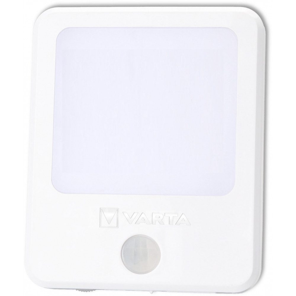 VARTA Ablagetisch Varta Bewegungsmelder Steckdosenlicht. (LED-Lichtquelle, dimmbar), Bewegungsmelder