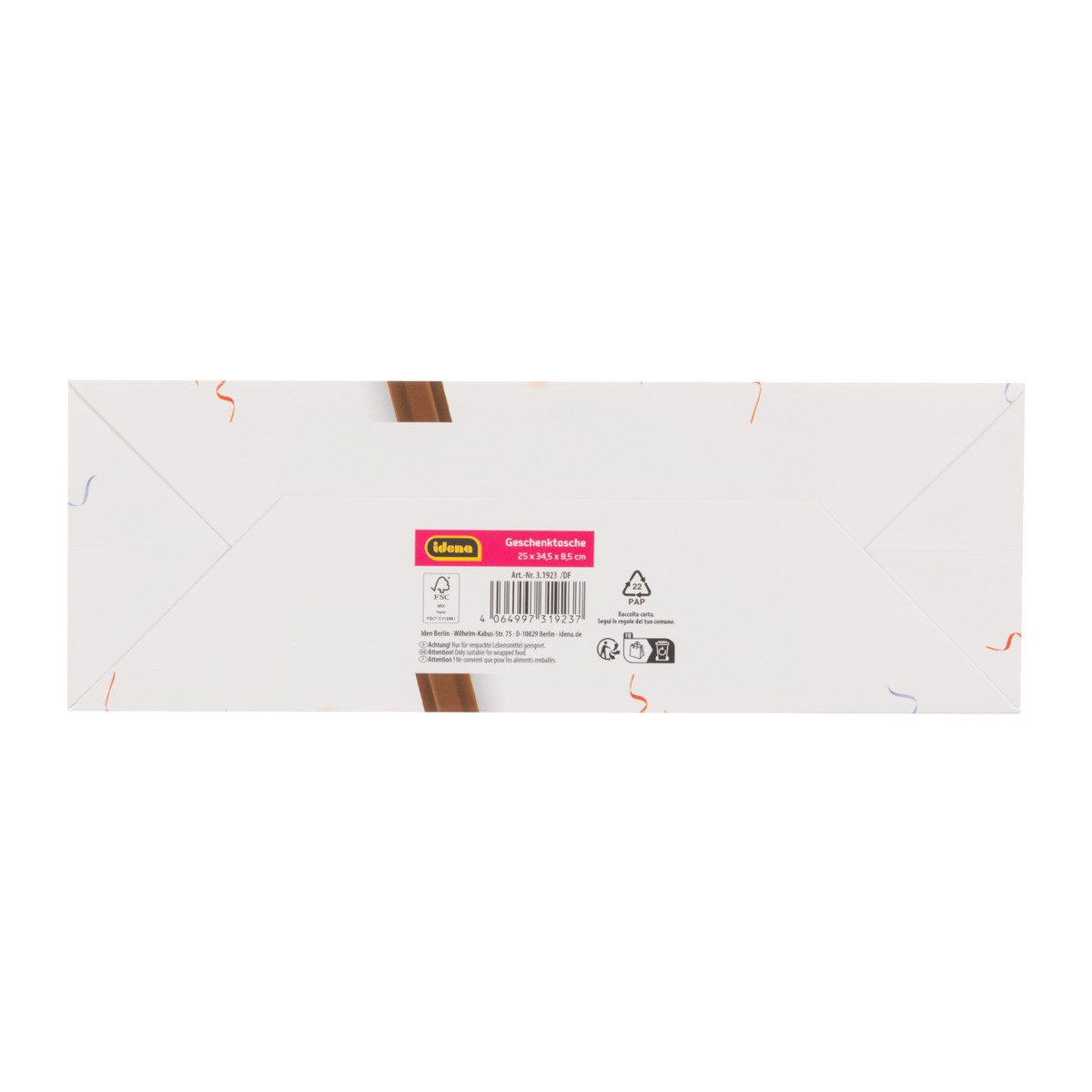 Idena Tragetasche Geschenktasche - Stifte & Schultüte, 25 x 34,5 x 8,5 cm, 210g/m² – Bild 4 von 5