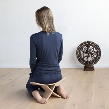 bodhi Meditationshocker Meditationsbank KYOTO, Zerlegbar, Buche geölt
