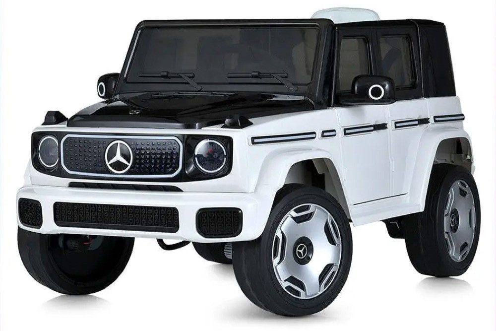 Elektro-Kinderauto Mercedes-Benz EQG 12v, zwei Motoren+LED+FB+Audio