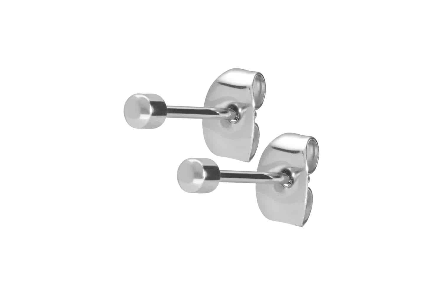 FILANGO Paar Ohrstecker Chirurgenstahl Ohrstecker KLASSISCH (Ohrstecker, 1-tlg)