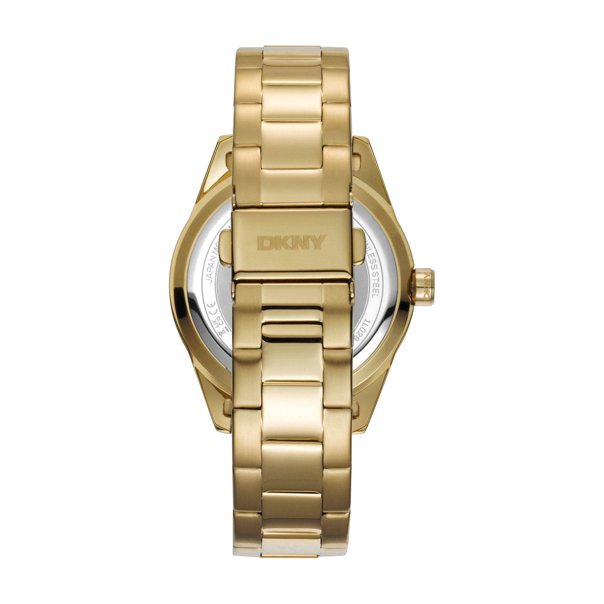 DKNY Quarzuhr Nolita Sport DK1L028M0055, Armbanduhr, Damenuhr, Edelstahlarmband, analog, Tag