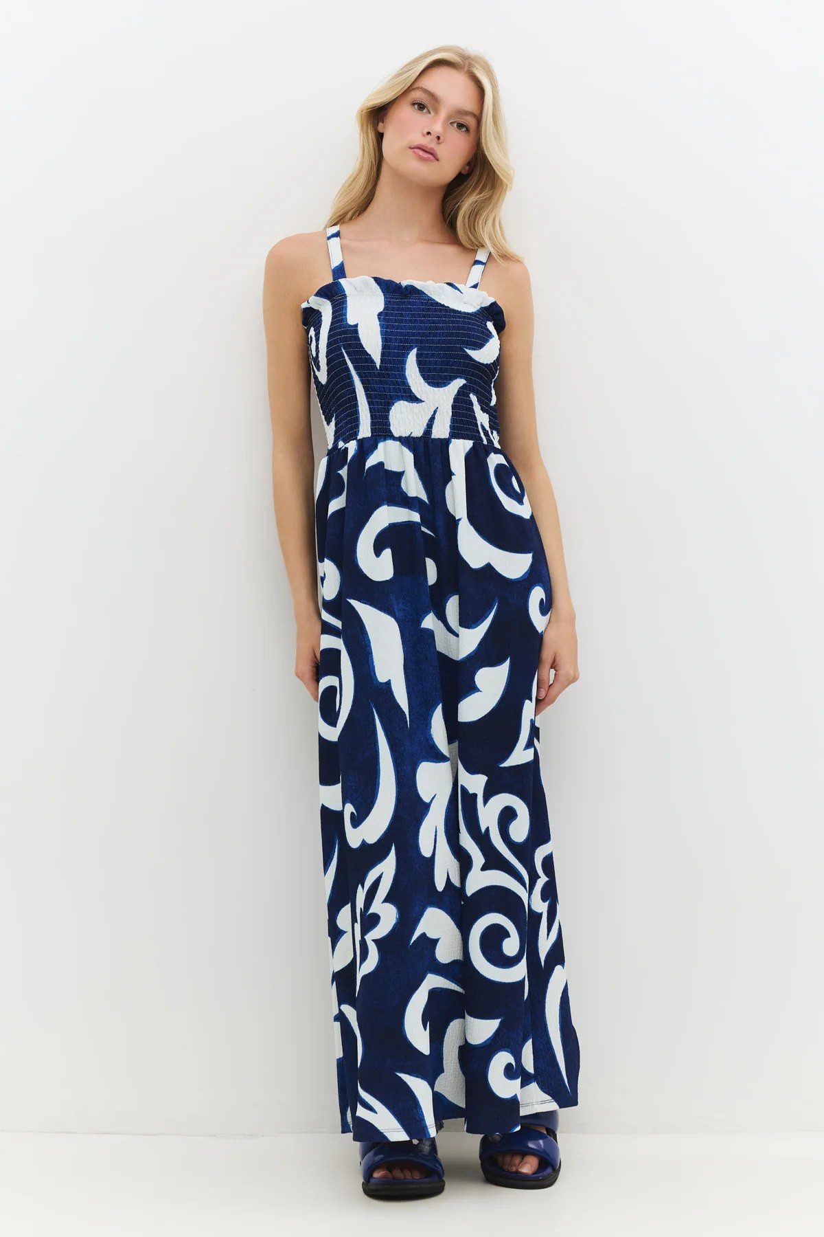 Maxikleid Trägerloses langes Kleid