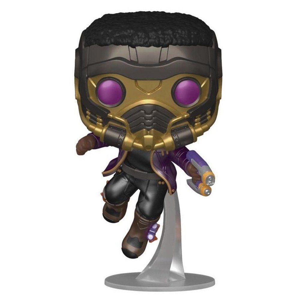 Funko Actionfigur POP! T'Challa Star-Lord - (Metallic Marvel Special Edition) What If…