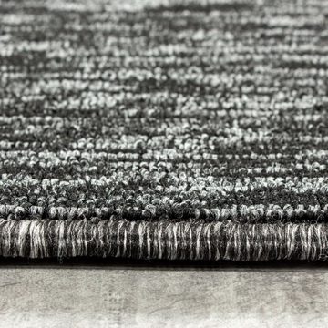 Teppich Kurzflor Teppich Neva Anthrazit, Teppich Boss, rund, Höhe: 7 mm