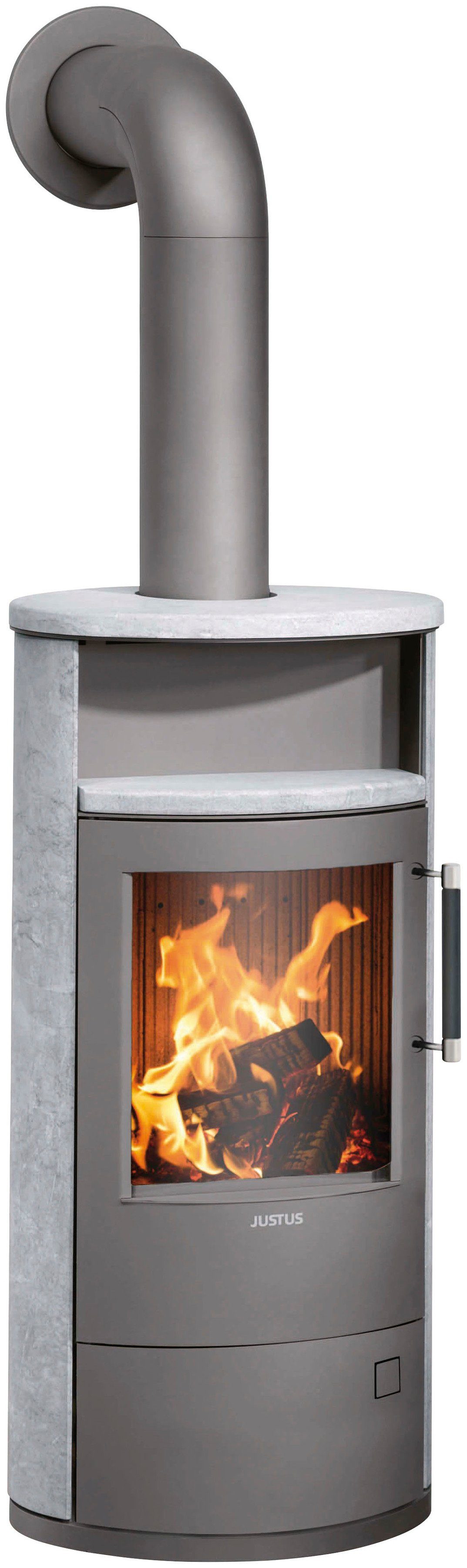 JUSTUS Kaminofen Island 5 2.0, 5 kW, Zeitbrand