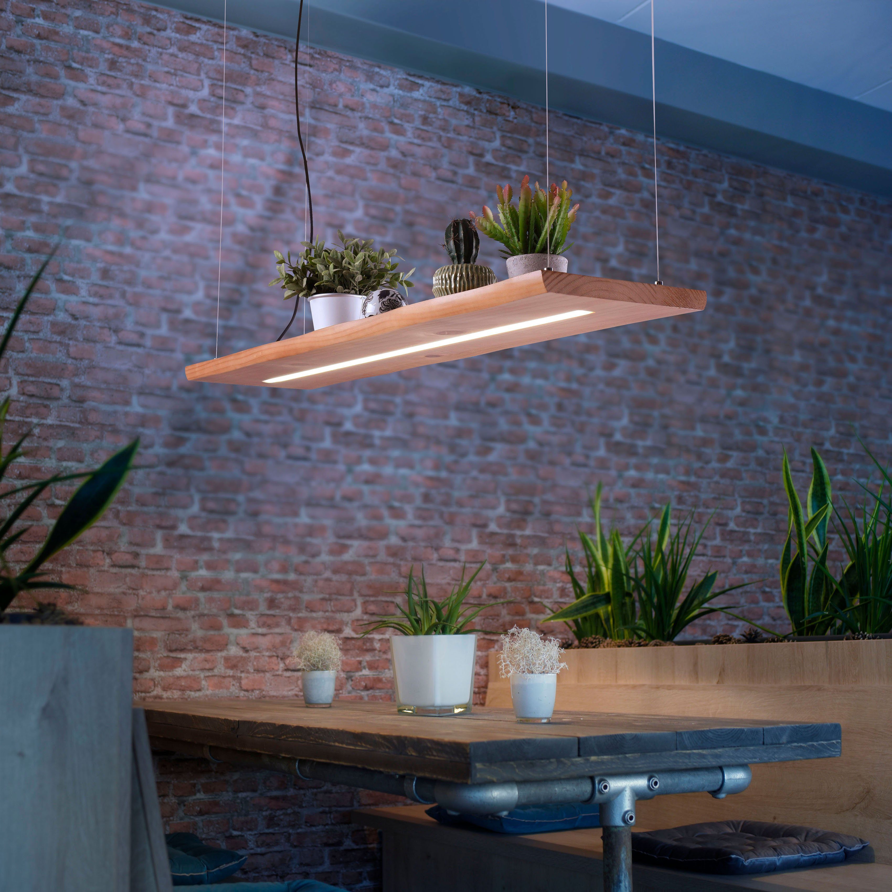 - LED Fernbedienung, Pendelleuchte integriert, Farbtemperatursteuerung Hängelampe Pommerby, mit Home Fernbed., warmweiß fest inkl. LED über Ablage, affaire dimmbar kaltweiß,