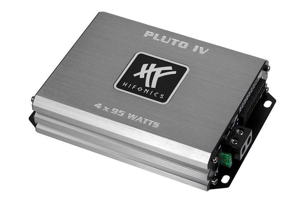 Hifonics PLUTO IV Auto 380 Mini Watt Endstufe 4-Kanal RMS Verstärker Digital