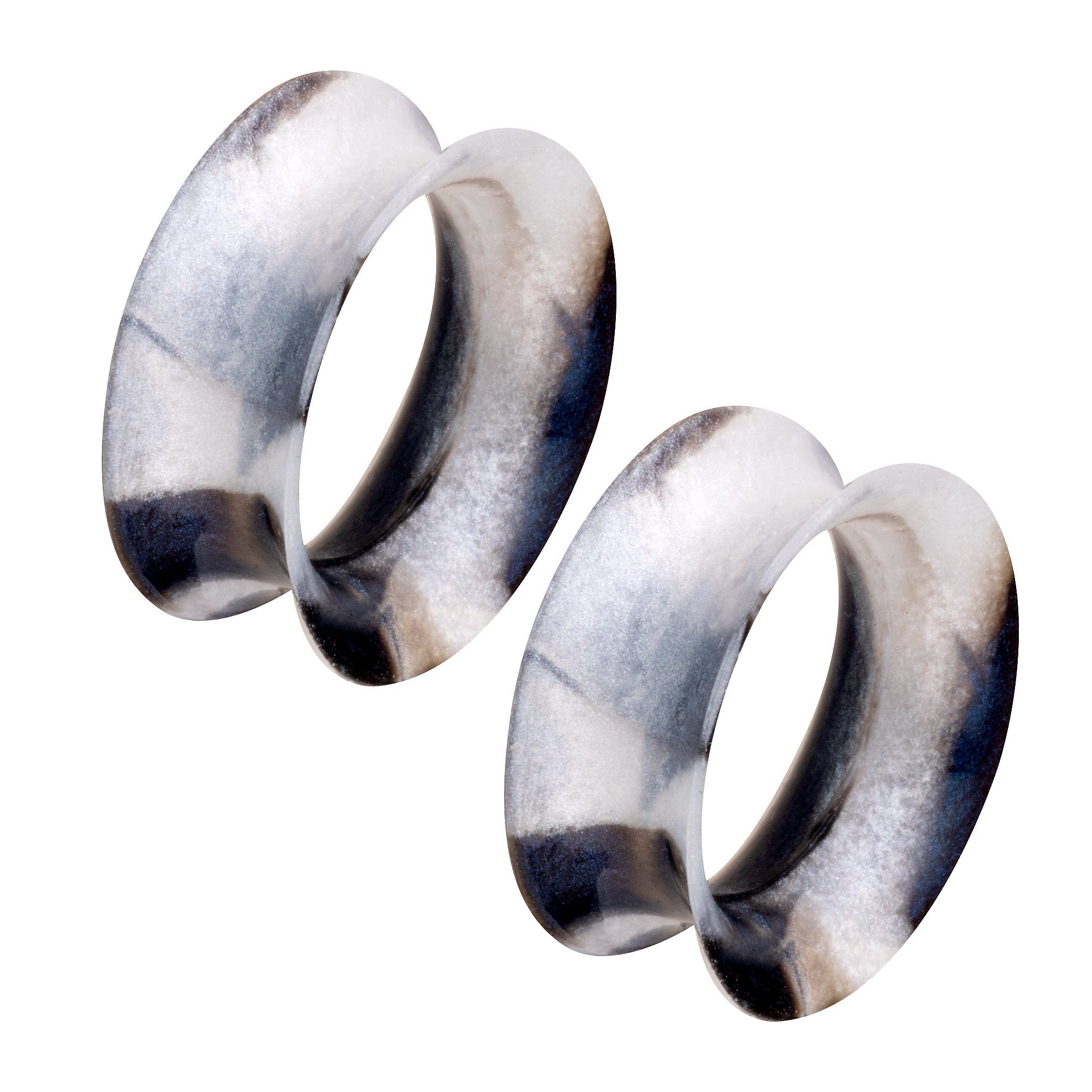 Taffstyle Plug Piercing flexibel Weich 1 Paar zweifarbig Schimmer, Flesh Tu günstig online kaufen