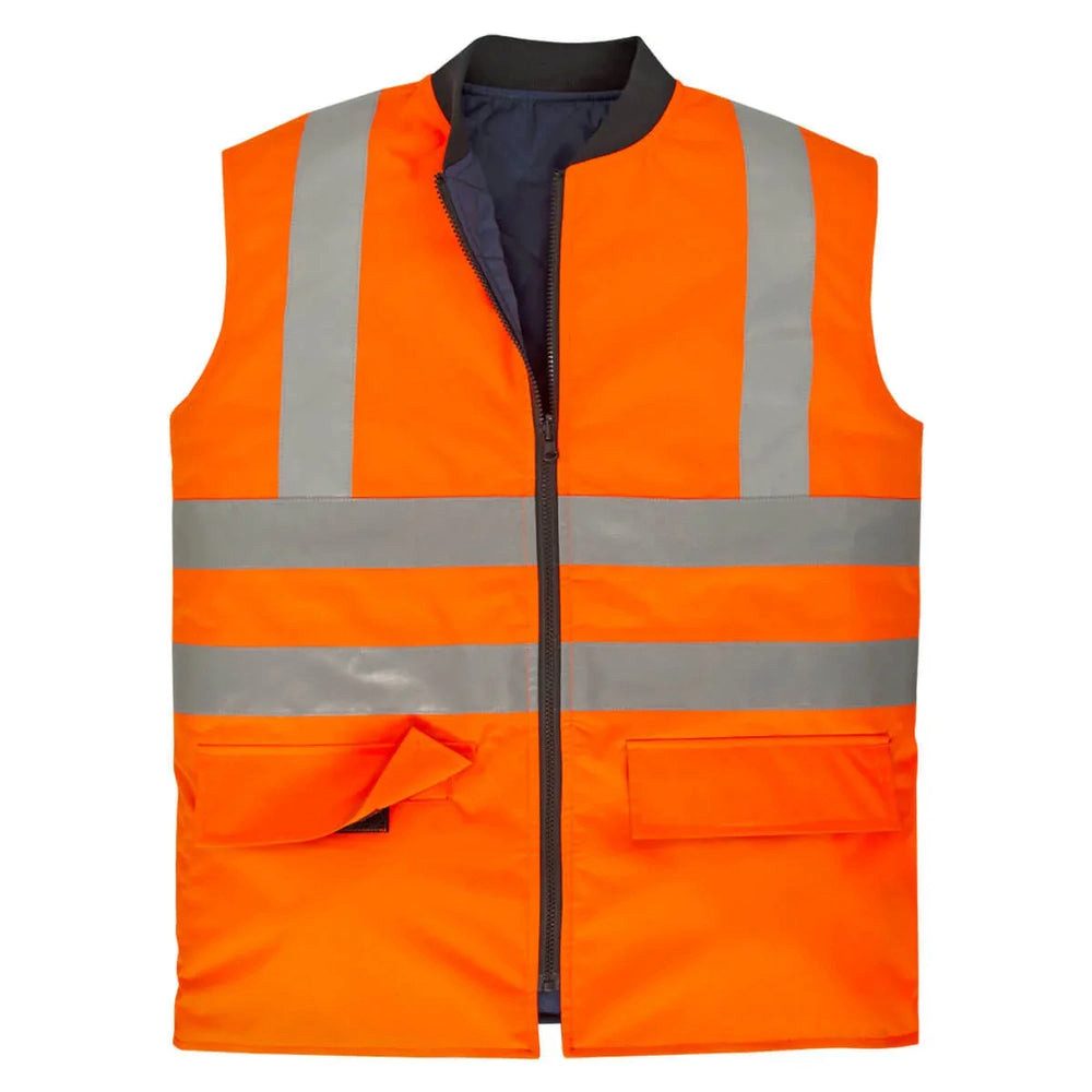 Ismont Warnweste Warnschutz-Wendeweste WORK COMFORT / YL201-03