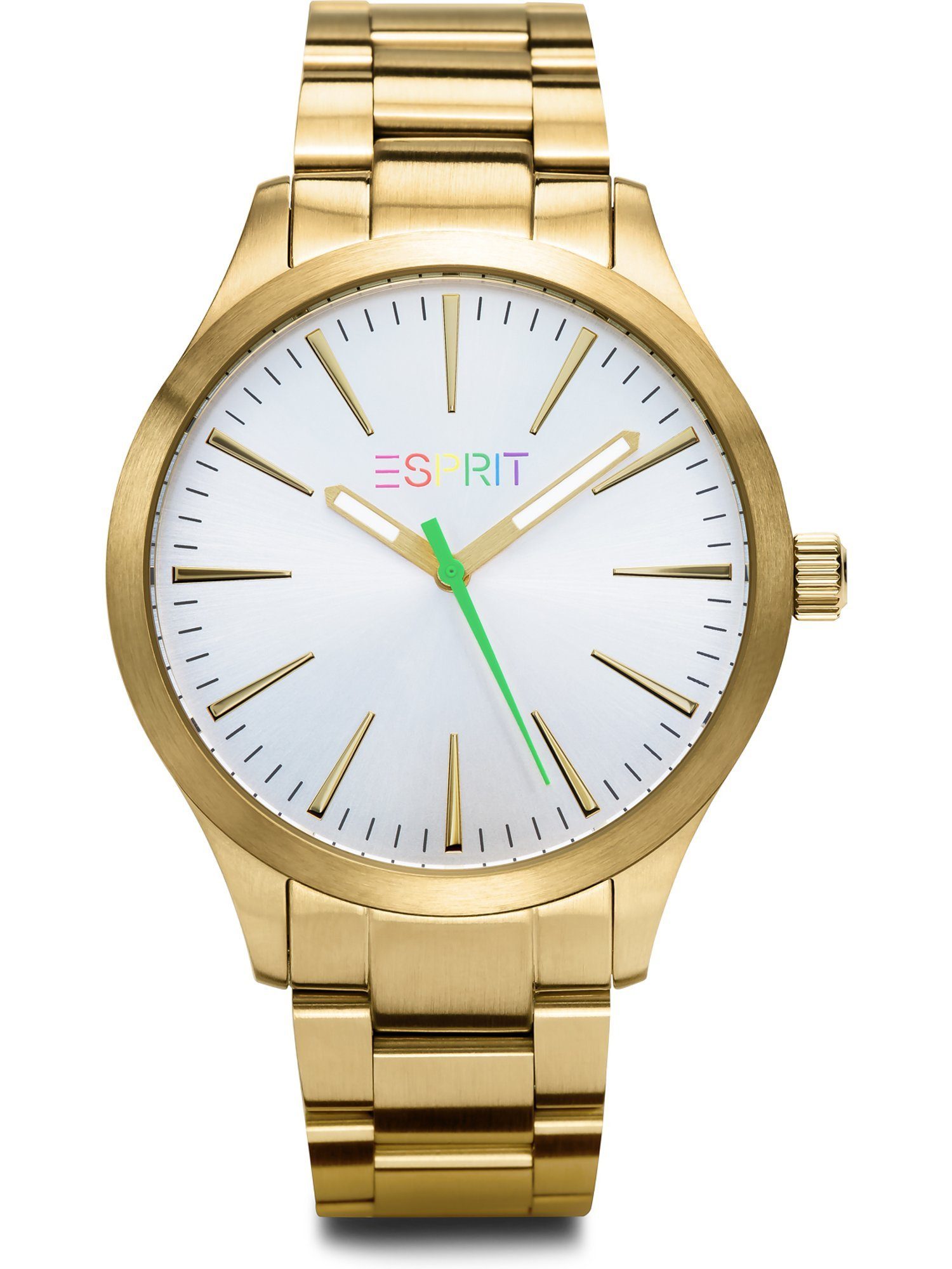 Esprit Quarzuhr ESPRIT Damen-Uhren Analog Quarz, Klassikuhr gelbgold