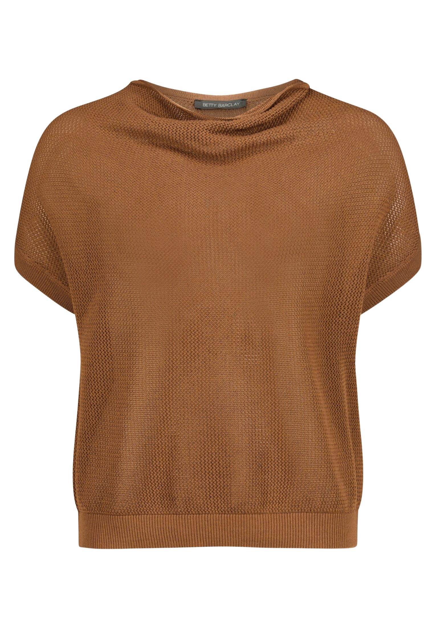 Betty Barclay Stricktop Damen mit Wasserfallausschnitt