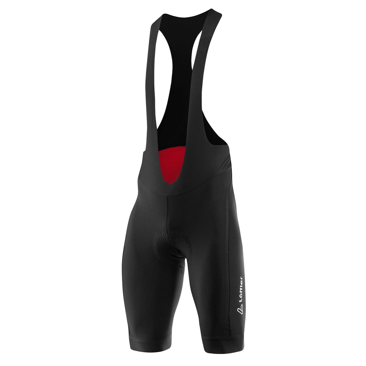 Löffler Fahrradhose Bib-Shorts Bike Hotbond® (atmungsaktiv, schnelltrocknend) schwarz