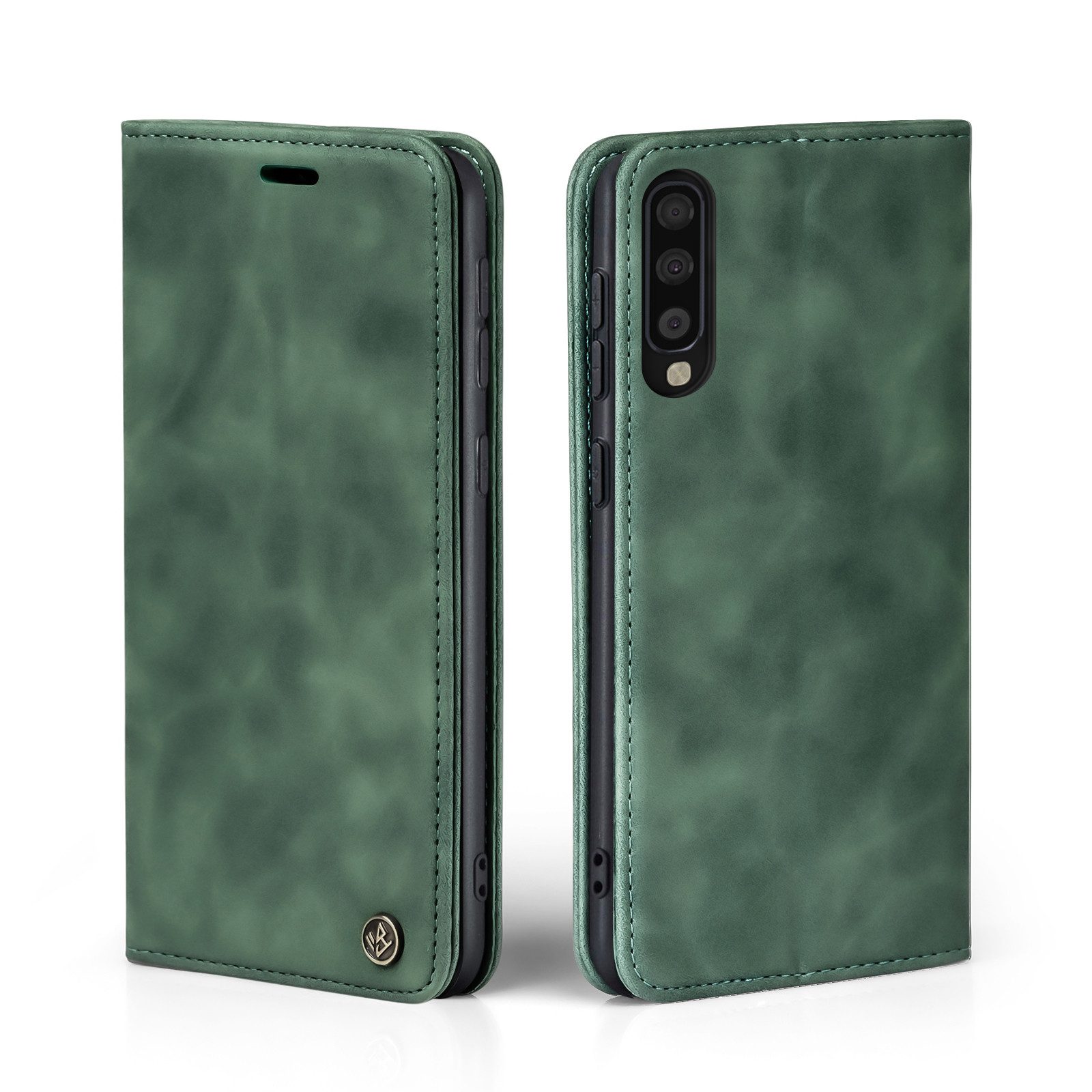 Tec-Expert Handyhülle Tasche Hülle für Samsung Galaxy A70 6.7 Zoll, 6.7, Cover Klapphülle Case mit Kartenfach Fliphülle aufstellbar