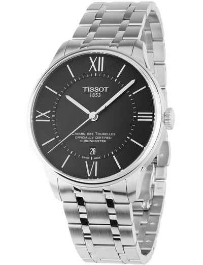 Tissot Schweizer Uhr Tissot T099.408.11.058.00 Herrenuhr Chemin des Tou