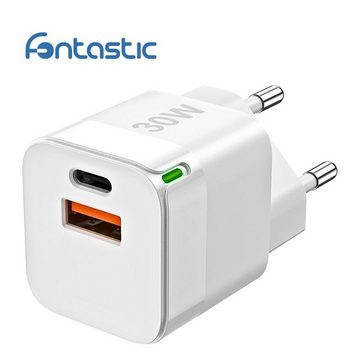 fontastic Netzteil GaNto30 Type-C Smartphone-Ladegerät (Ladegerät für USB Anschlüsse)