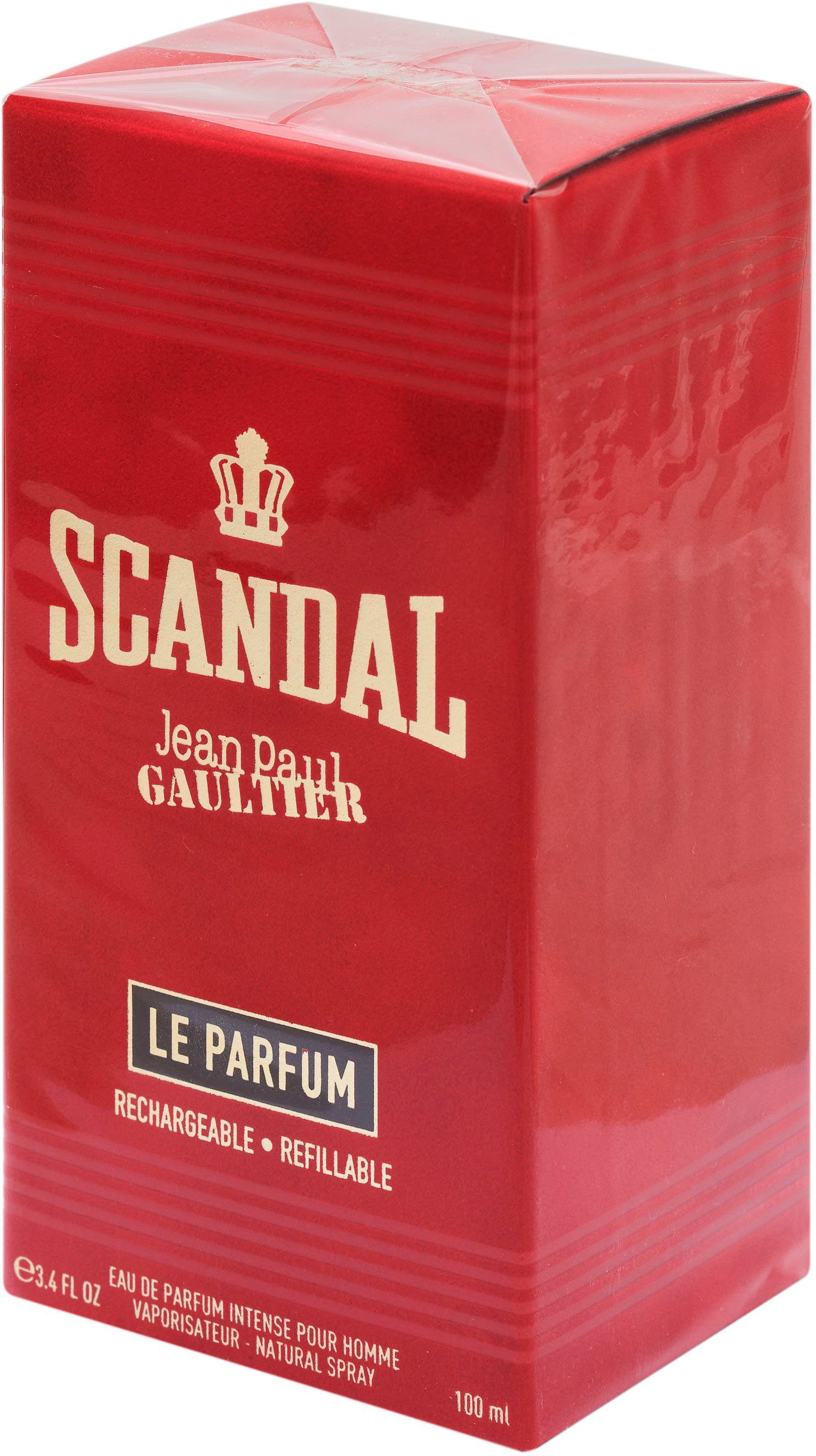 JEAN PAUL GAULTIER Eau de Parfum Scandal Pour Homme Le Parfum Intense, mit Geranie in der Herznote.