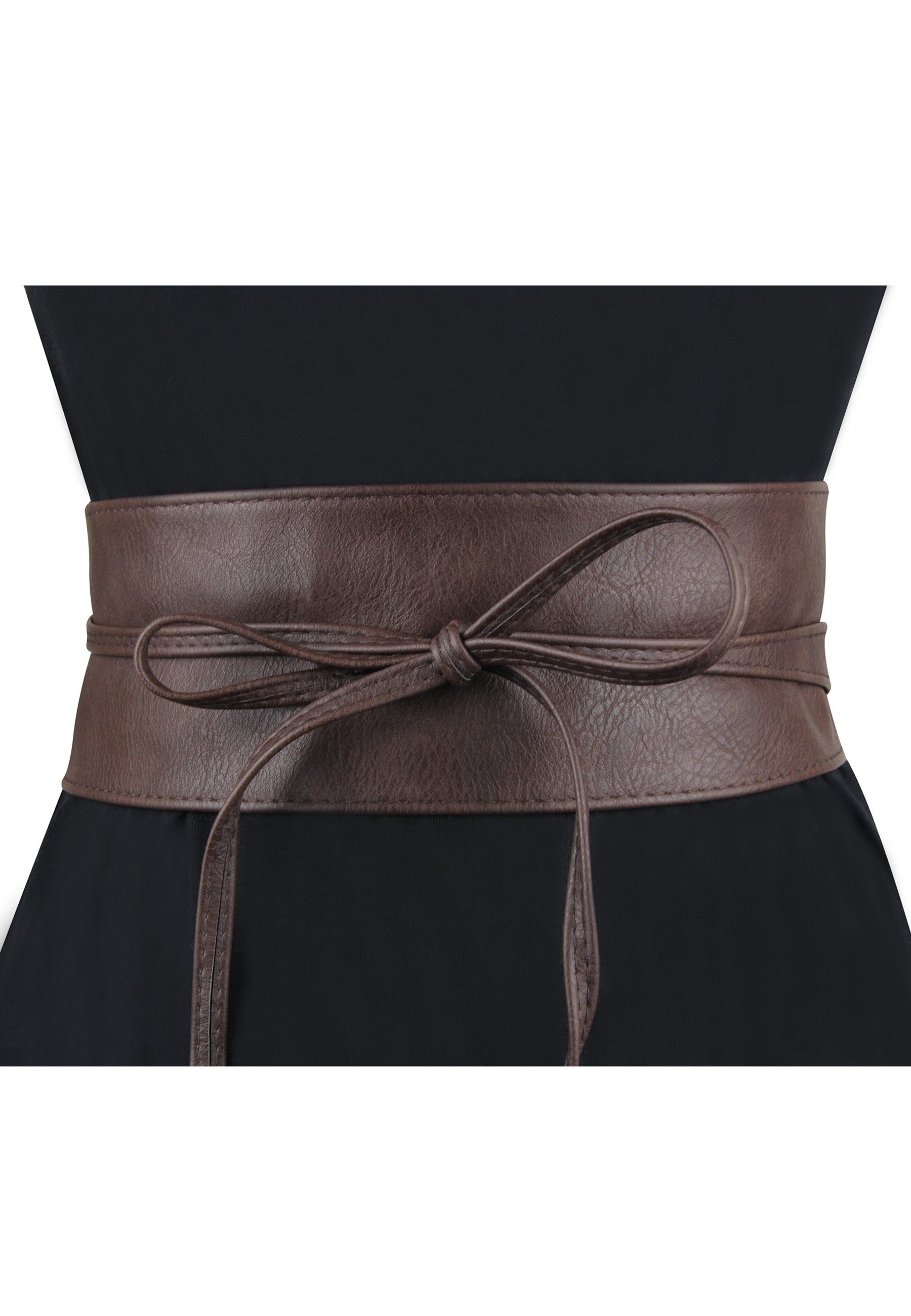 Frentree Taillengürtel mit eleganter Schleife, Kleidergürtel mit breitem Bu günstig online kaufen