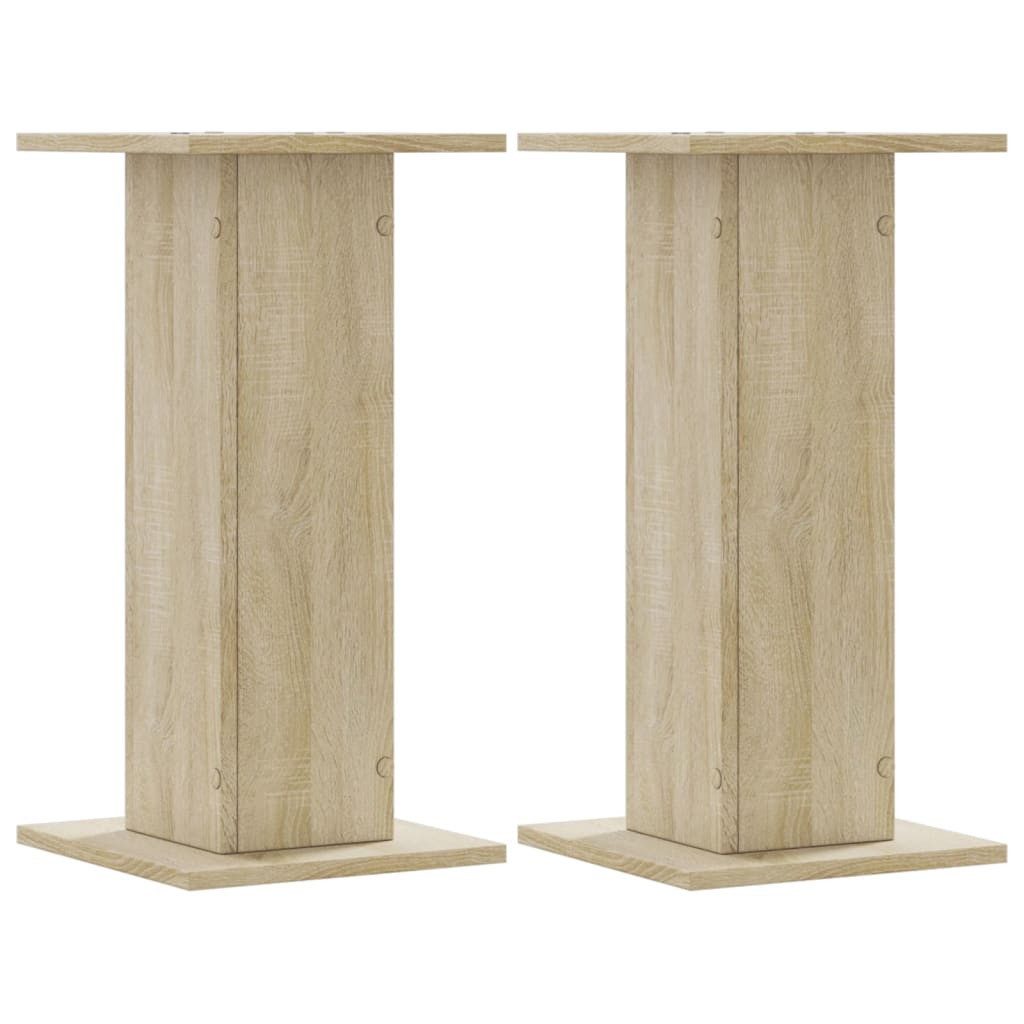 vidaXL Blumenständer Pflanzenständer 2 Stk. Sonoma-Eiche günstig online kaufen