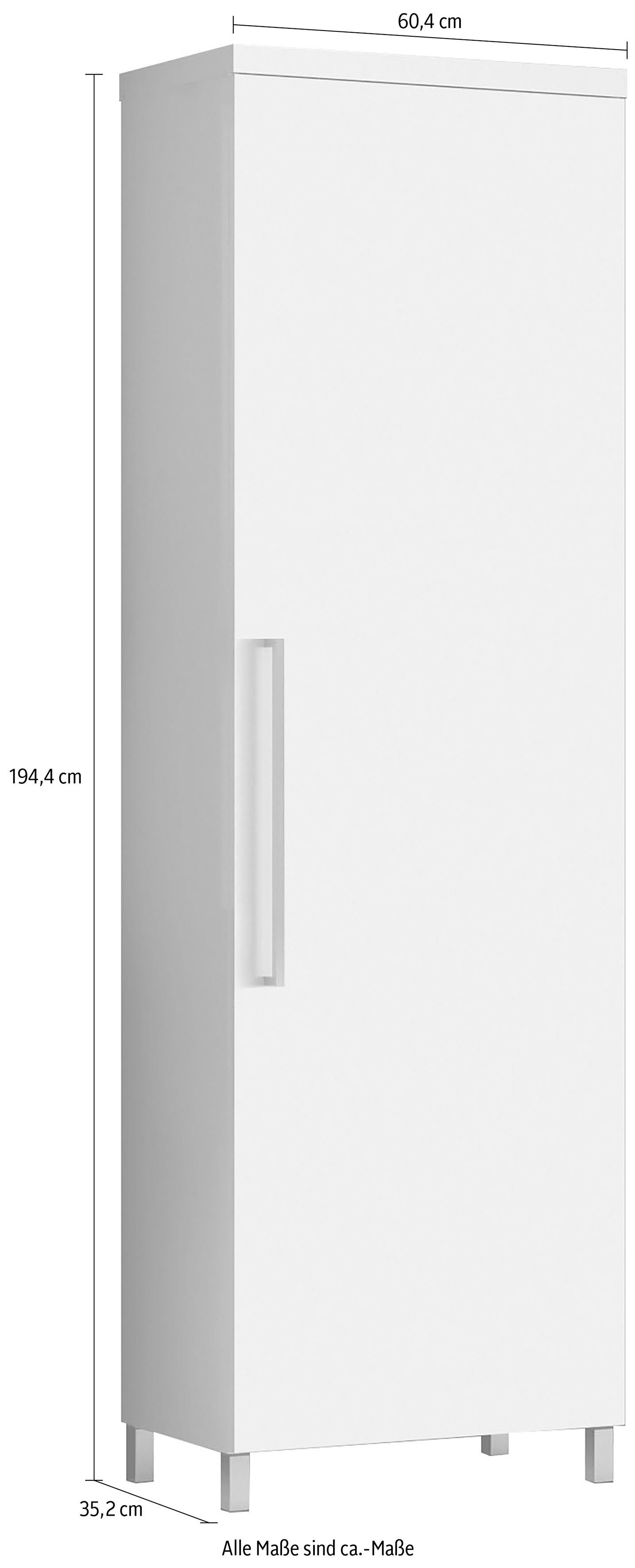 mit Garderobenschrank UV Rio of hochwertig Places Soft-Close-Funktion lackiert, Style