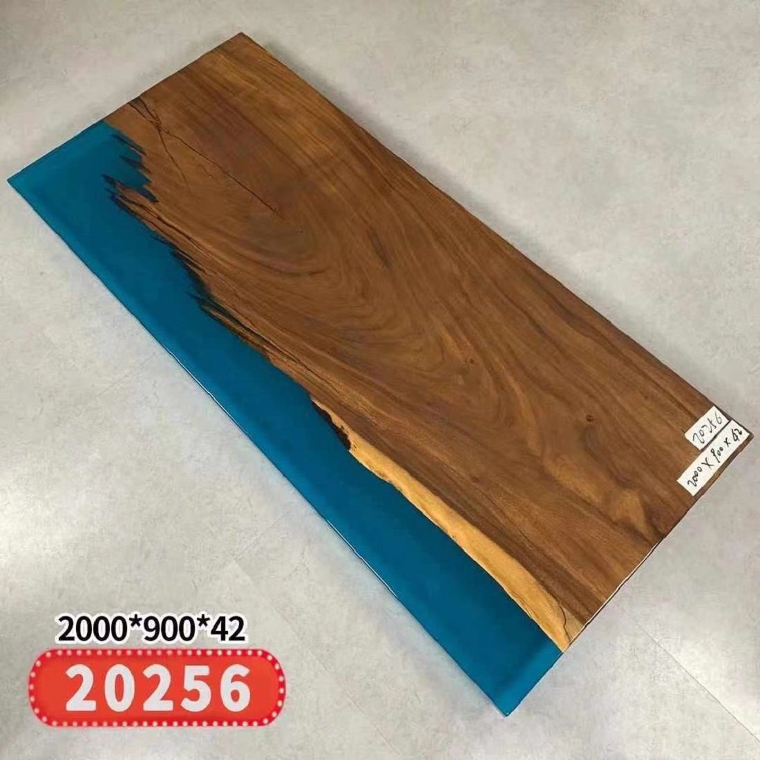 JVmoebel Esstisch Epoxidharz Esstisch River Table 200x90 Neu Echtes Holz Tische (1-St), Made in Europa