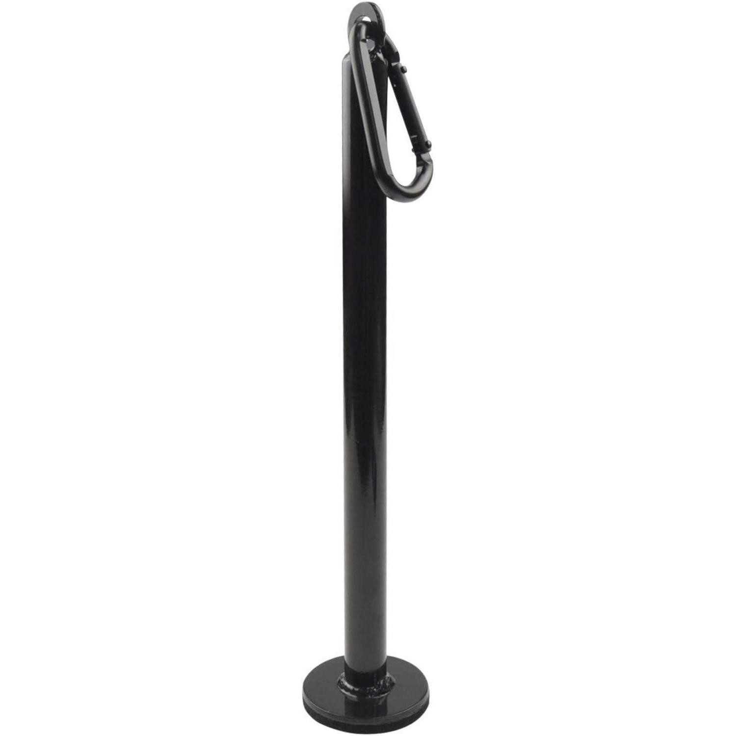 LuxusKollektion Hantelscheibenständer Gewichtsplatte Ladestift mit Karabiner Stahl Rack Standard