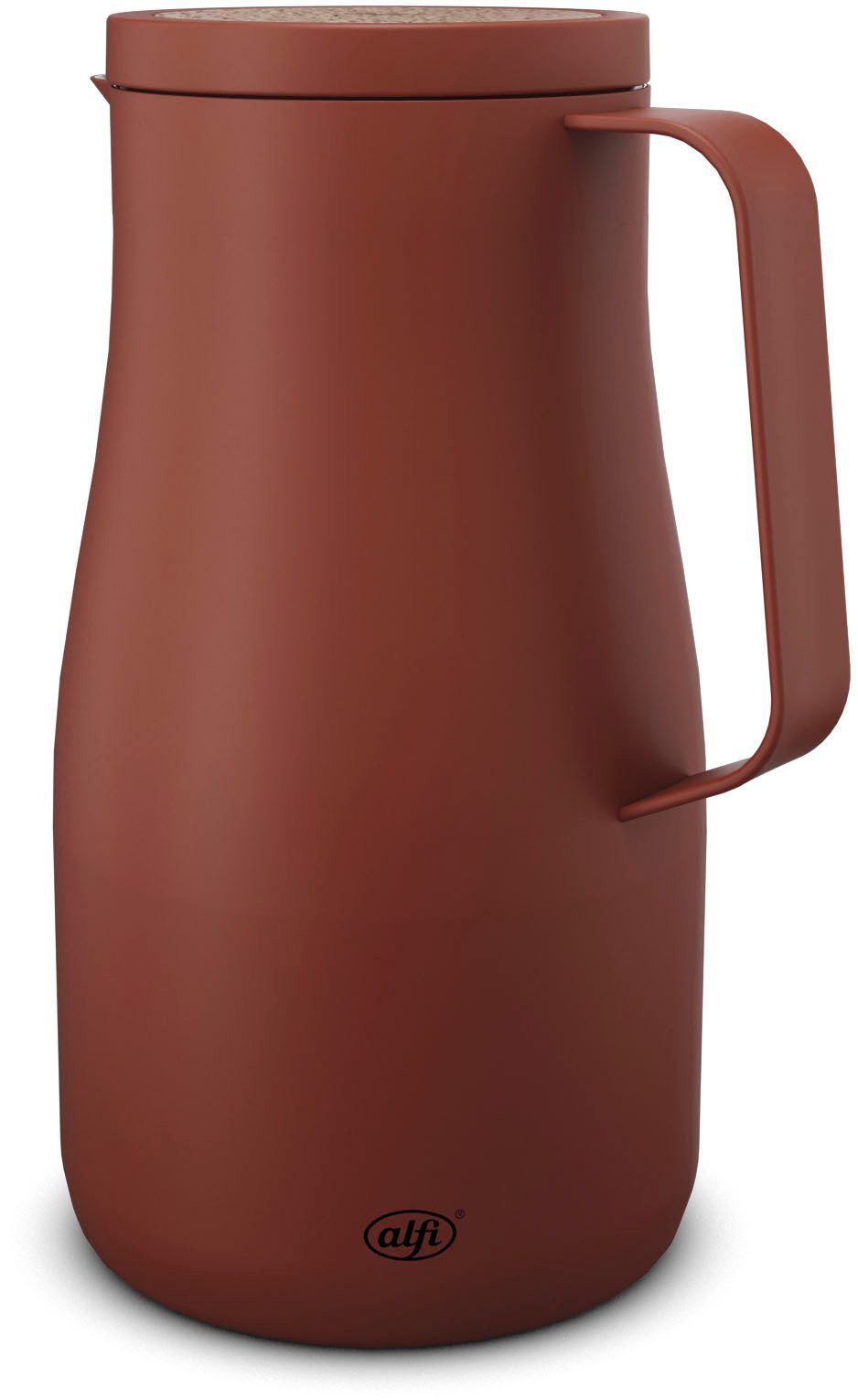 Alfi Isolierkanne STUDIO TEA, aus doppelwandigem Edelstahl, 1 l, (1-St), 12h heiß & 24h kalt, ergonomischer Griff, große Öffnung