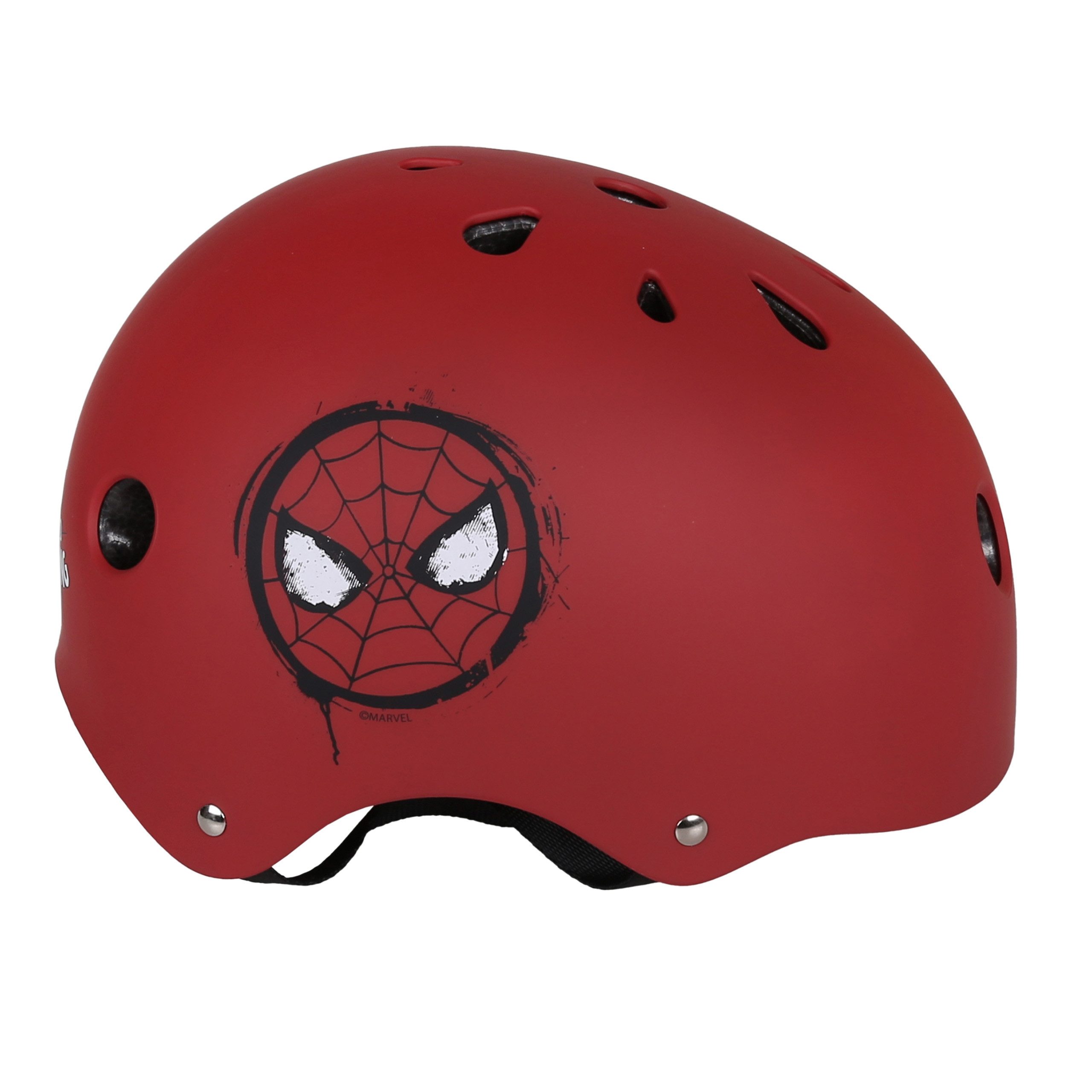 MARVEL Kinderfahrradhelm MARVEL Spider-Man roter Kinderfahrradhelm leicht, VERSTELLBAR 52-56 cm