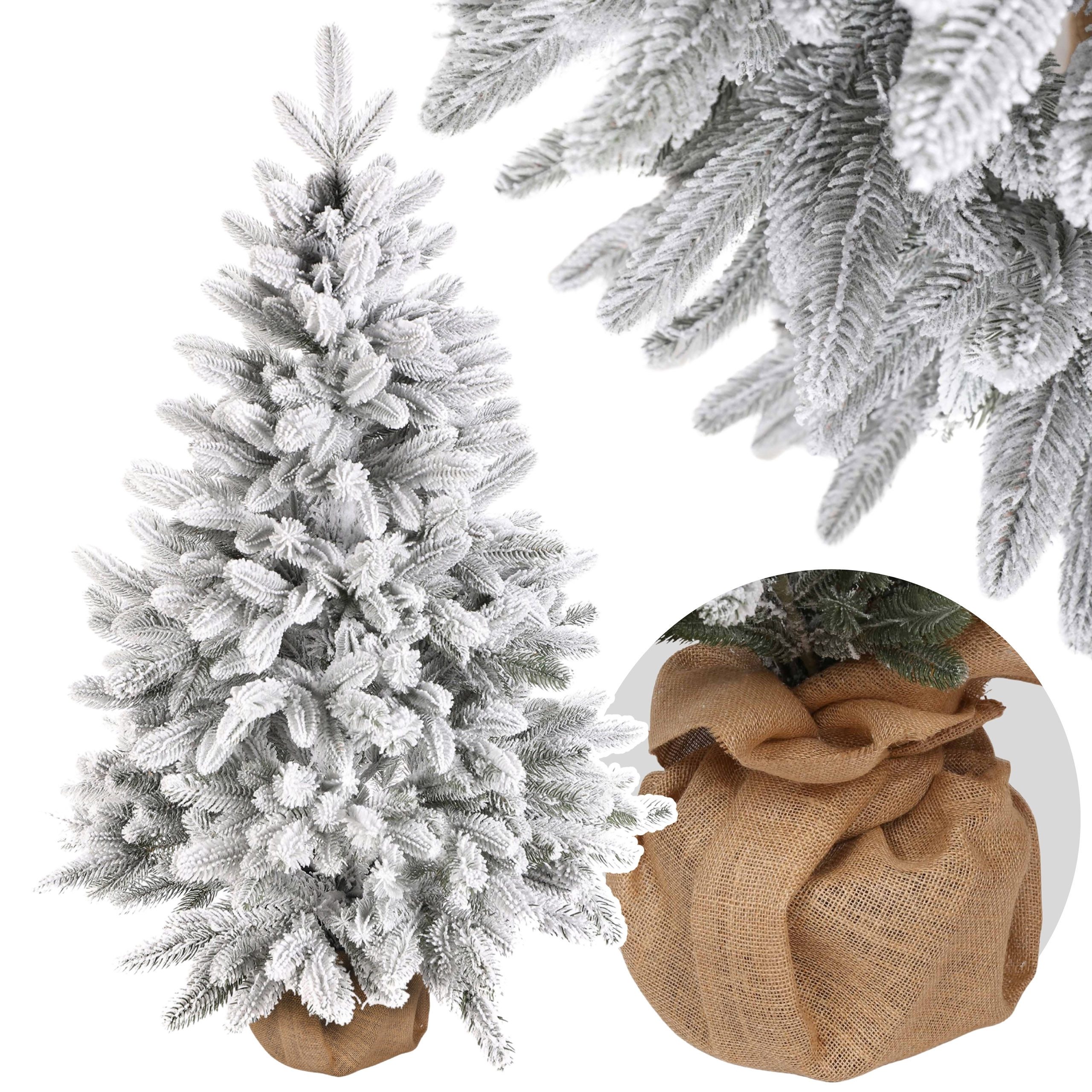 Sarcia.eu Künstlicher Weihnachtsbaum Künstlicher Weihnachtsbaum Skandinavische Fichte schneebedeckt 140cm