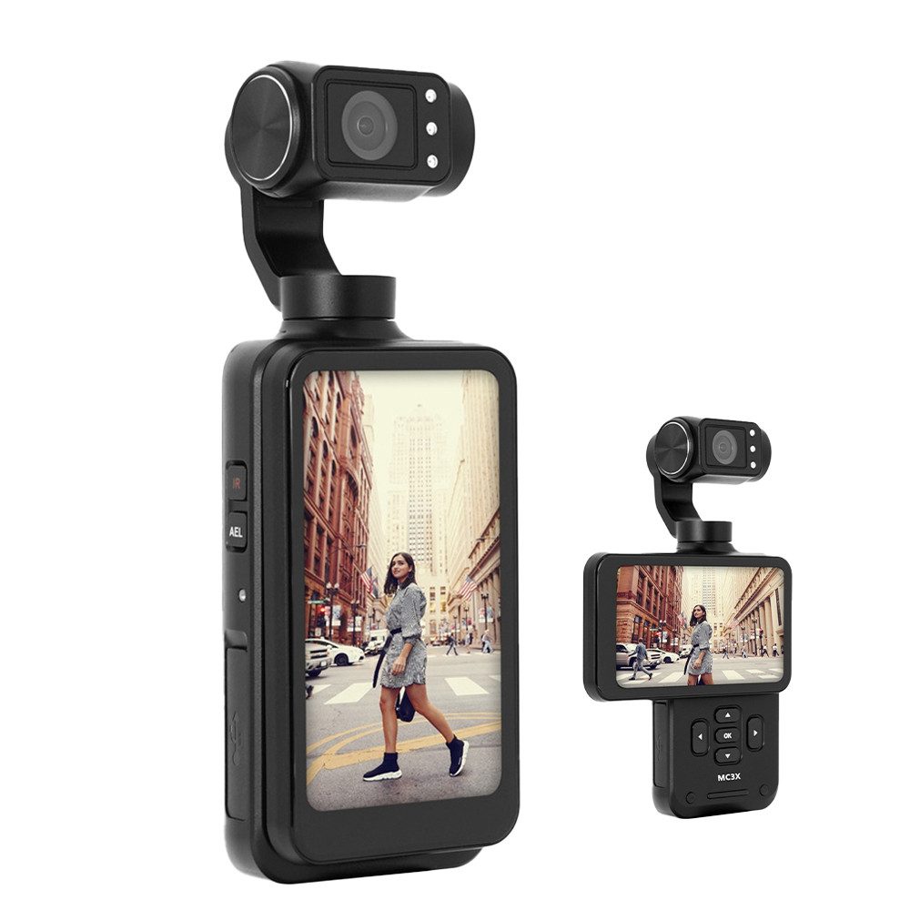 AgfaPhoto Realimove MCX3 Camcorder (4K, 4K Video, 3-Achsen-Gimbal-Stabilisierung)