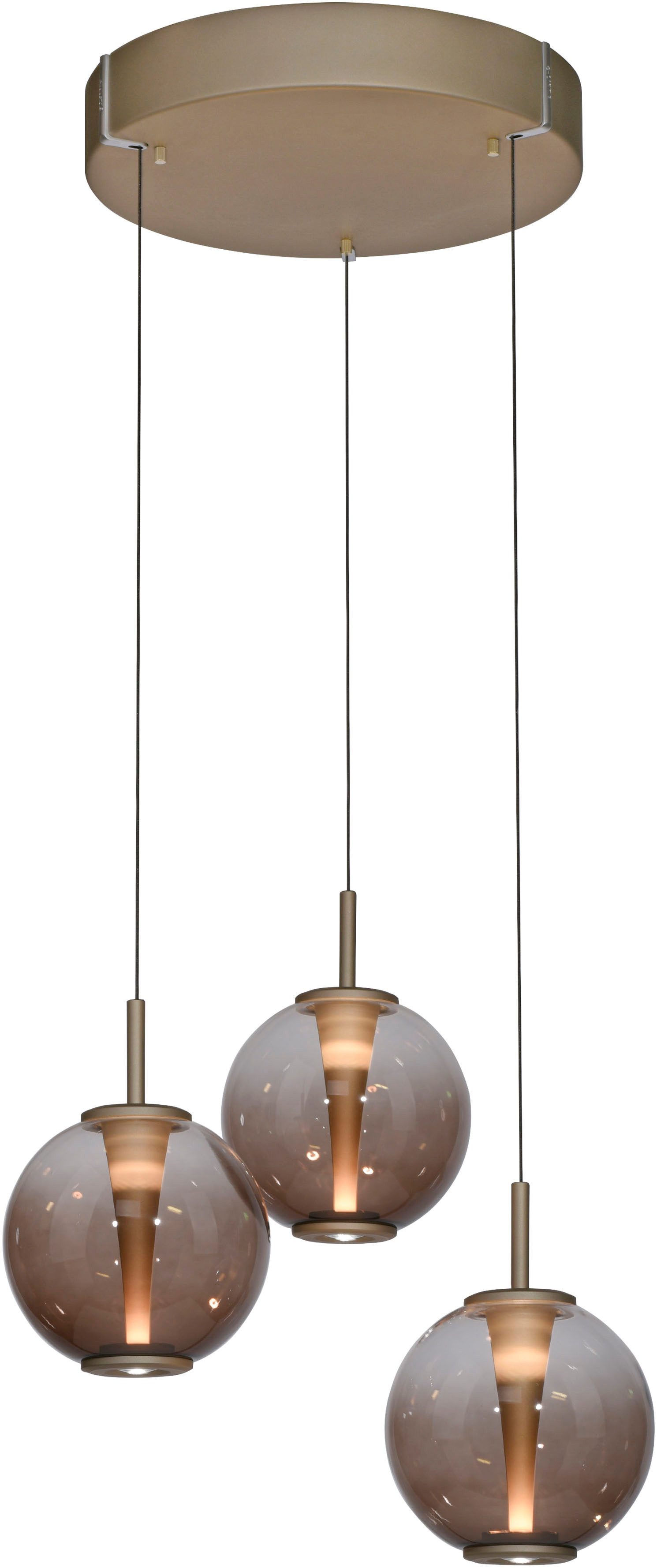 Neuhaus PURE LED Pendelleuchte PURE E-Infinity, CCT - über Fernbedienung, LED fest integriert, warmweiß - kaltweiß, e-SLIDE® Funktion, CCT, dimmbar, Fernbedienung