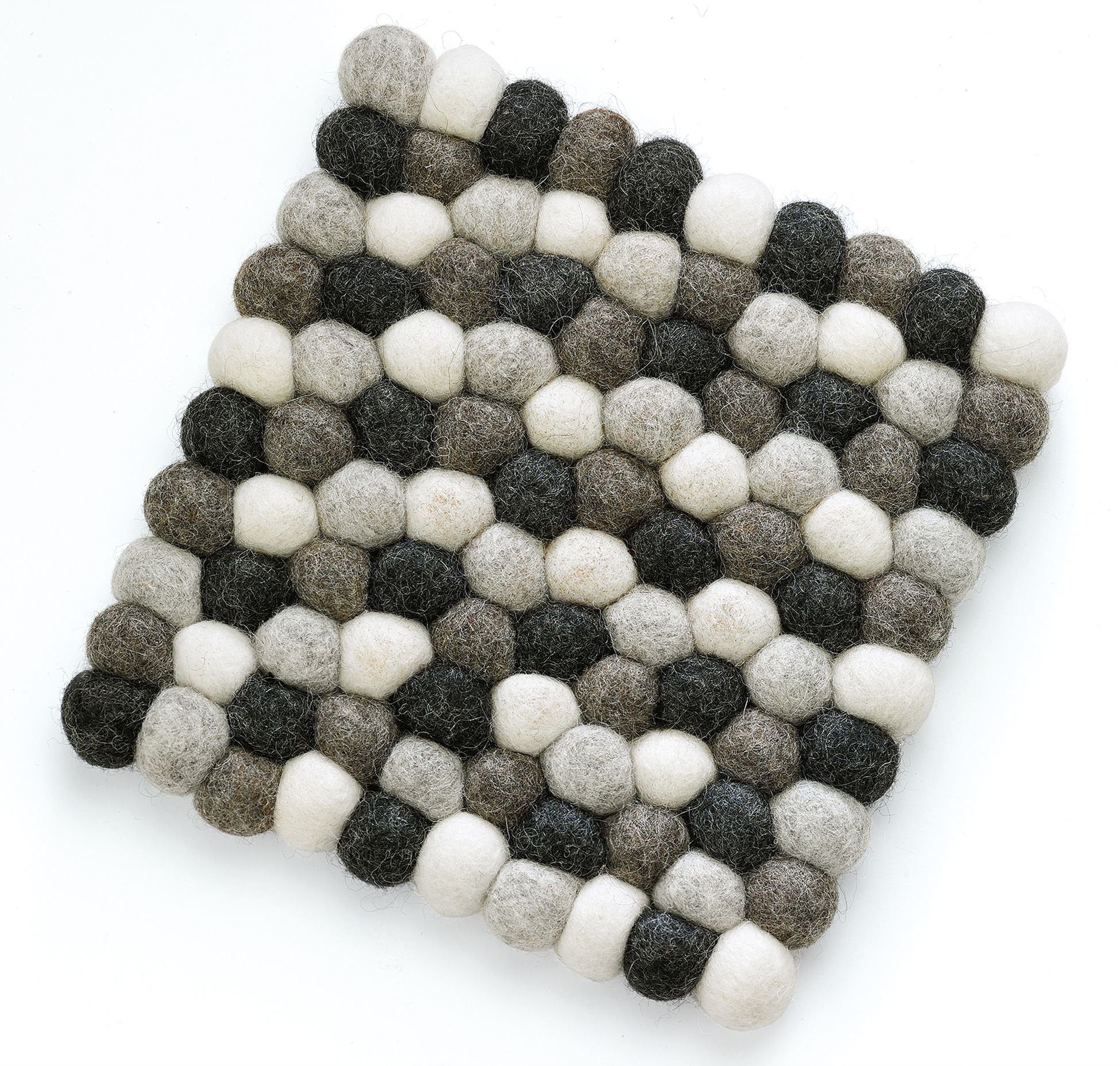 Cilio Topfuntersetzer Untersetzer Quadratisch 21x21cm Schafwolle Filz bis 100 Grad Cilio