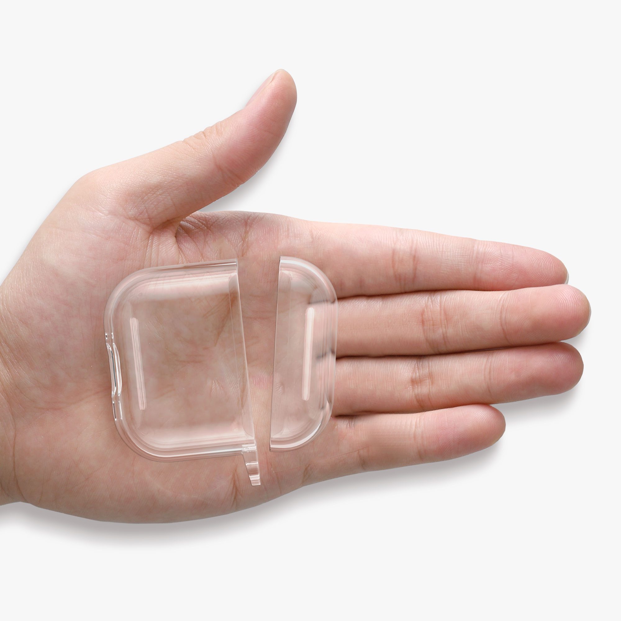 kwmobile Etui Hülle für Apple Airpods 4, TPU Silikon Schutzhülle Case Cover Kopfhörer