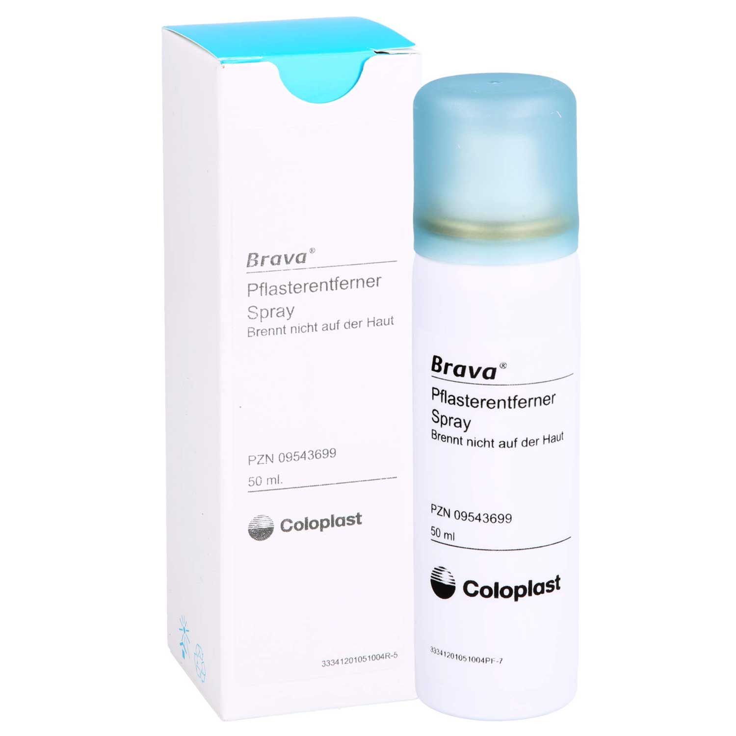 Coloplast Hautpflege-Set Coloplast Brava Pflasterentfernerspray 50 ml alkoholfrei, 1-tlg., alkoholfrei, schnell trocknend, nicht brennend