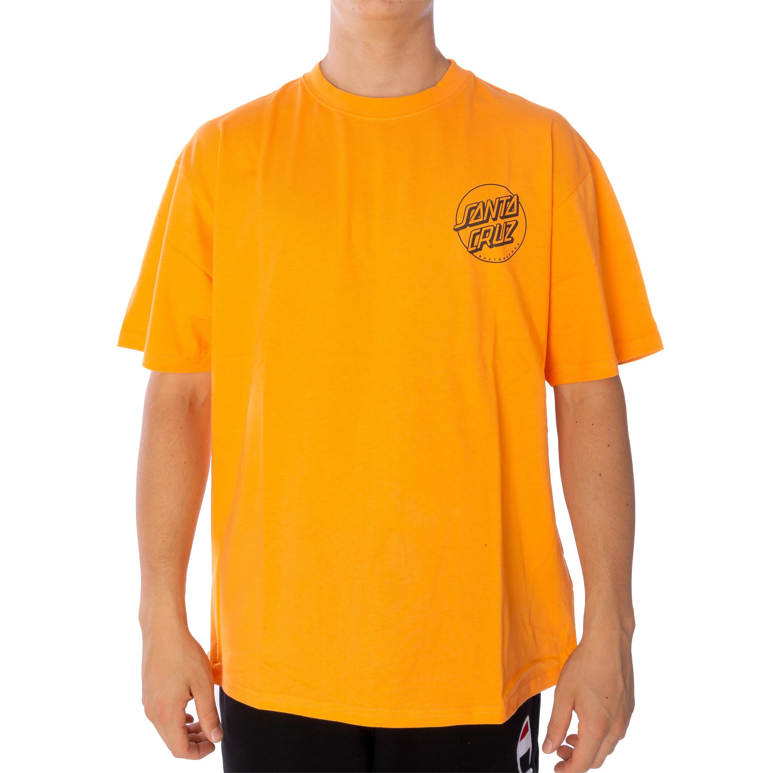 Santa Cruz T-Shirt Santa Herren T-Shirt Dot Opus apricot (1-tlg) Shirt Exhibit Cruz