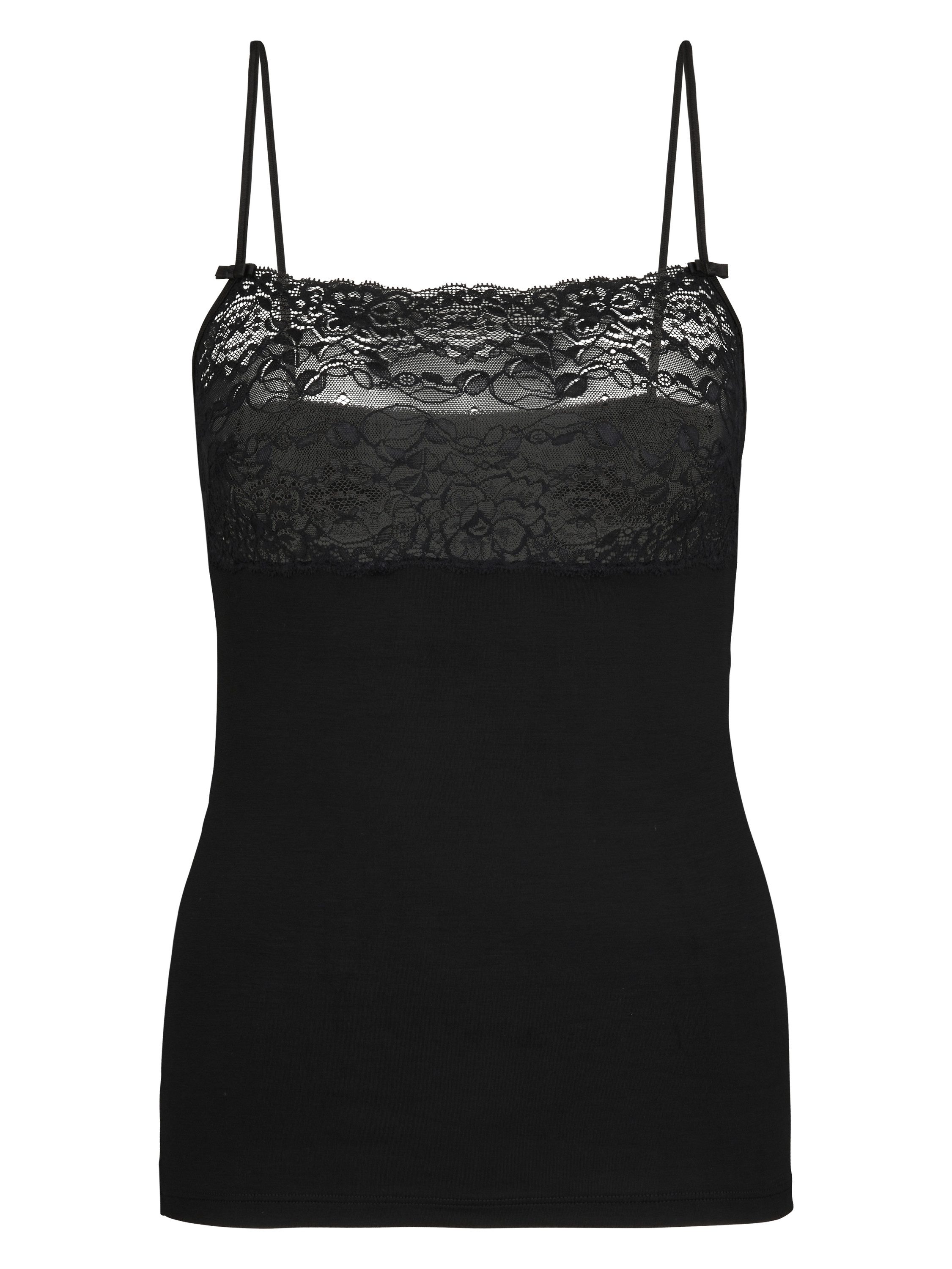 CALIDA Spaghettitop Sensual Secrets Damen (1-tlg) geschmeidig, mit zarter Spitze und eleganter Optik