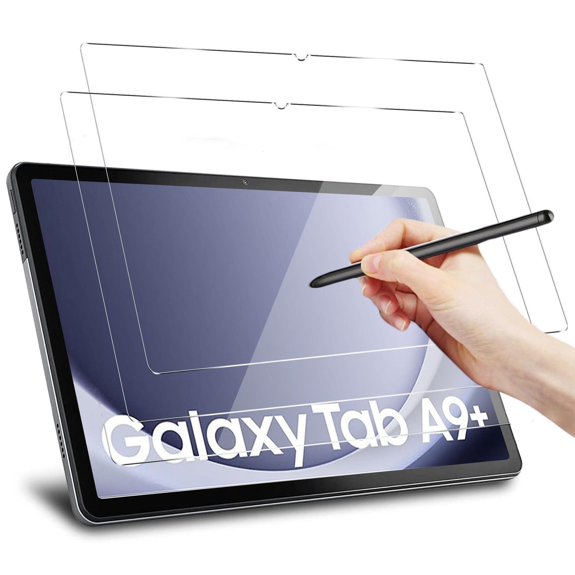 Forrlite Schutzfolie Panzerglas für Samsung Galaxy Tab A9+/A9 Plus, A11+/A11 Plus 11 Zoll, (9H Härte Gehärtetes Glas Folie mit Einfache Installation, Kratzfest,Displayschutz Schutzfolie), Kompatibel mit Samsung Tab A9 Plus (SM-X210/216/218), 2 Stück