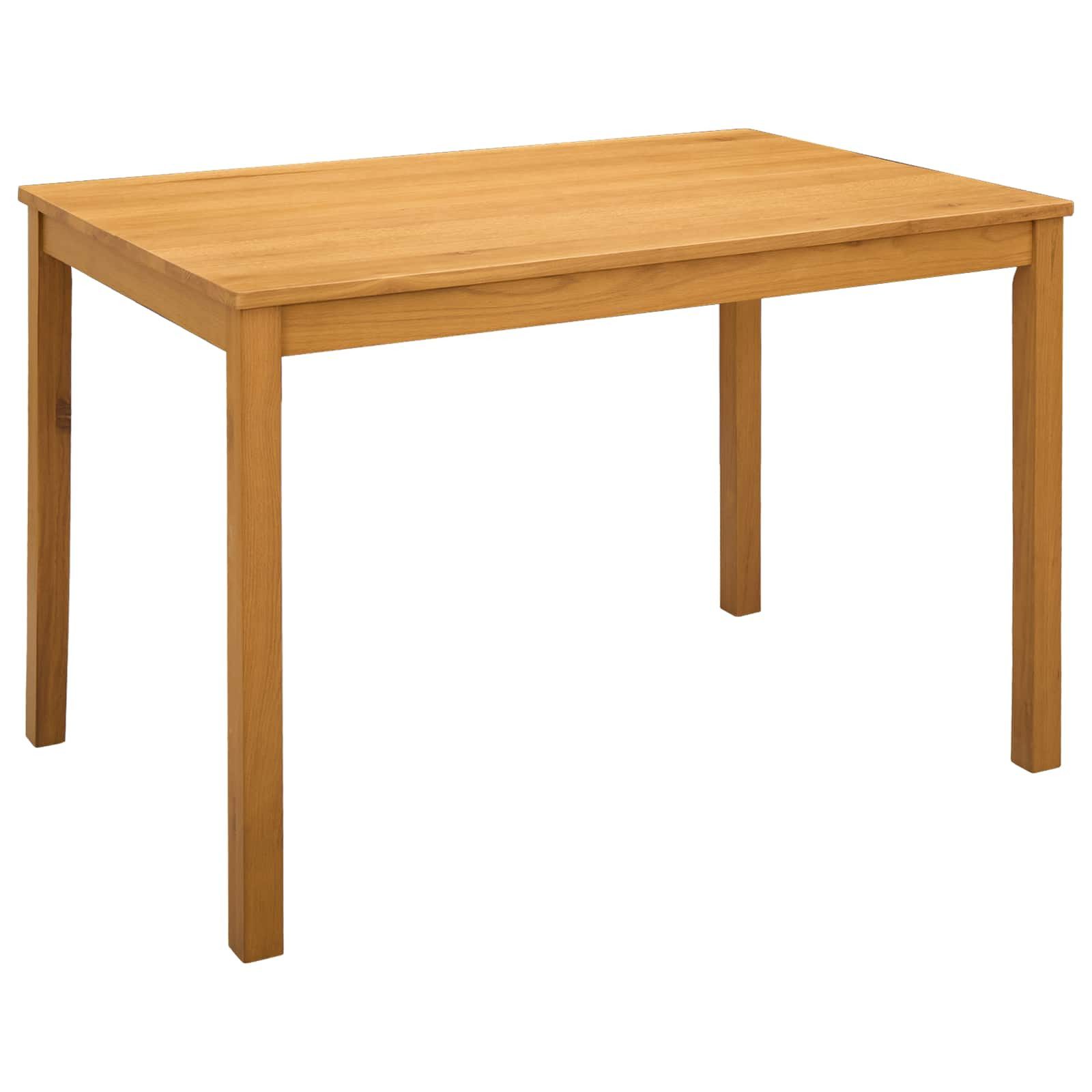 vidaXL Gartenlounge-Set Essgruppe 7 stk. Beige Massivholz Eiche, (7-tlg)