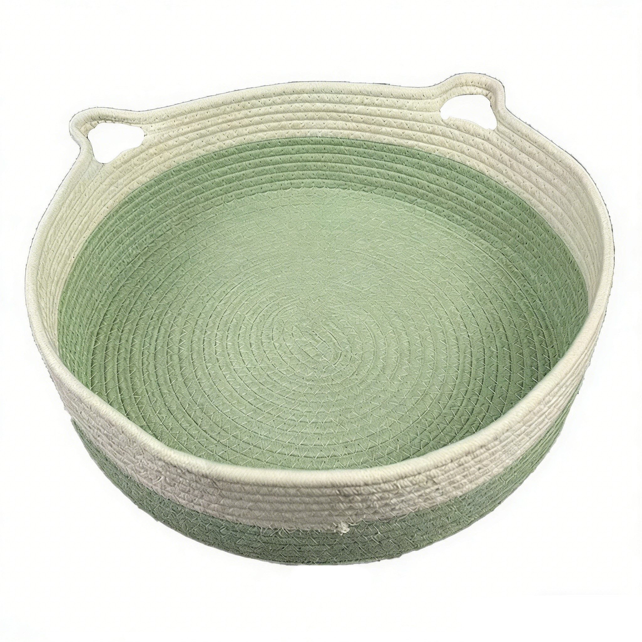 Jumpeak Tierbett Katzenkratzbrett Nest,Baumwollseil weben,katzenkorb,katzenbett, hundebett,hundebett kleine hunde,waschbar,3 Farben,3 GroBen