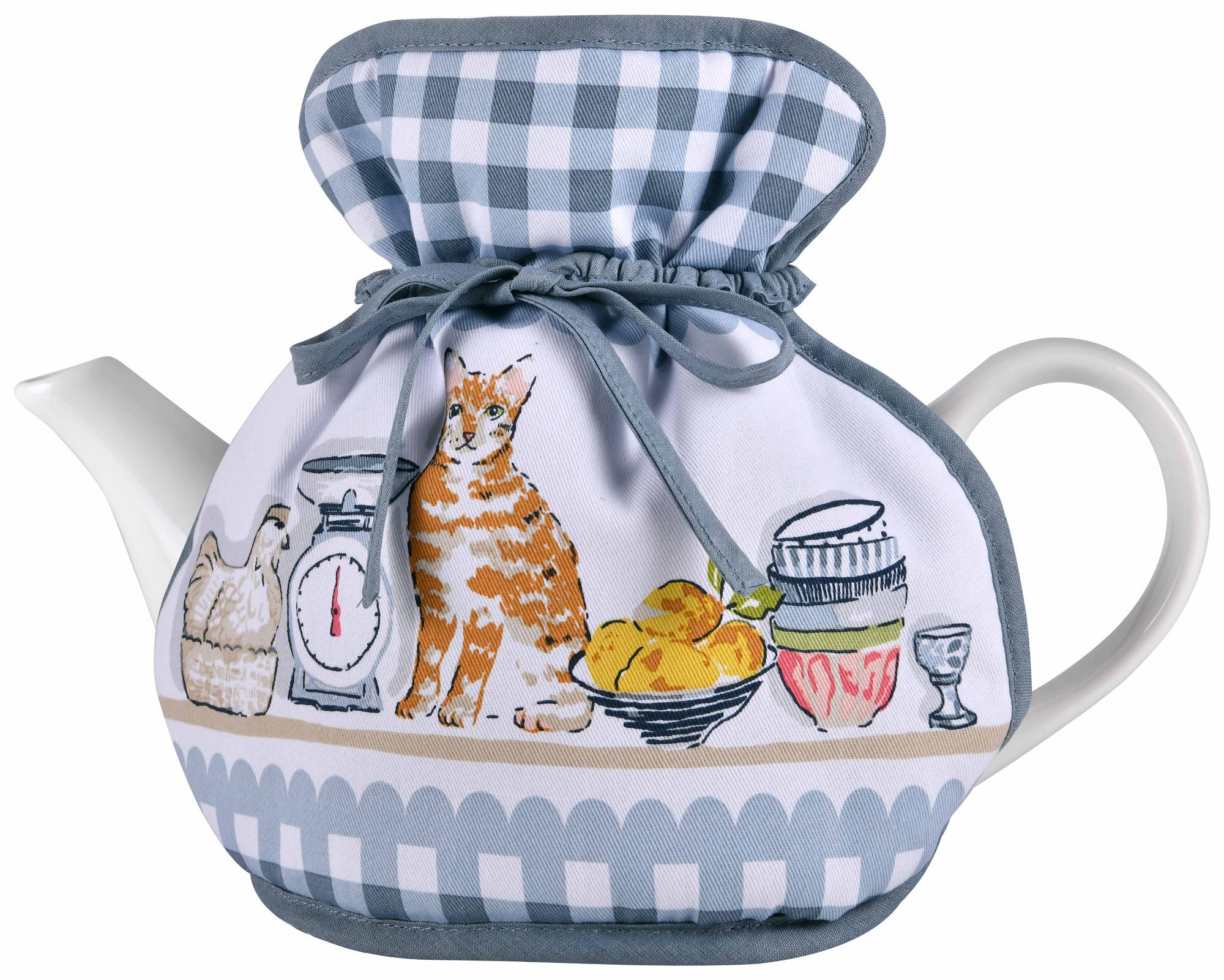 Ulster Weavers Teekanne Pantry Cats, (1-St., 1-teilig), Muff Tea Cosy Teekannenhaube ca.26x23cm Teekannenwärmer
