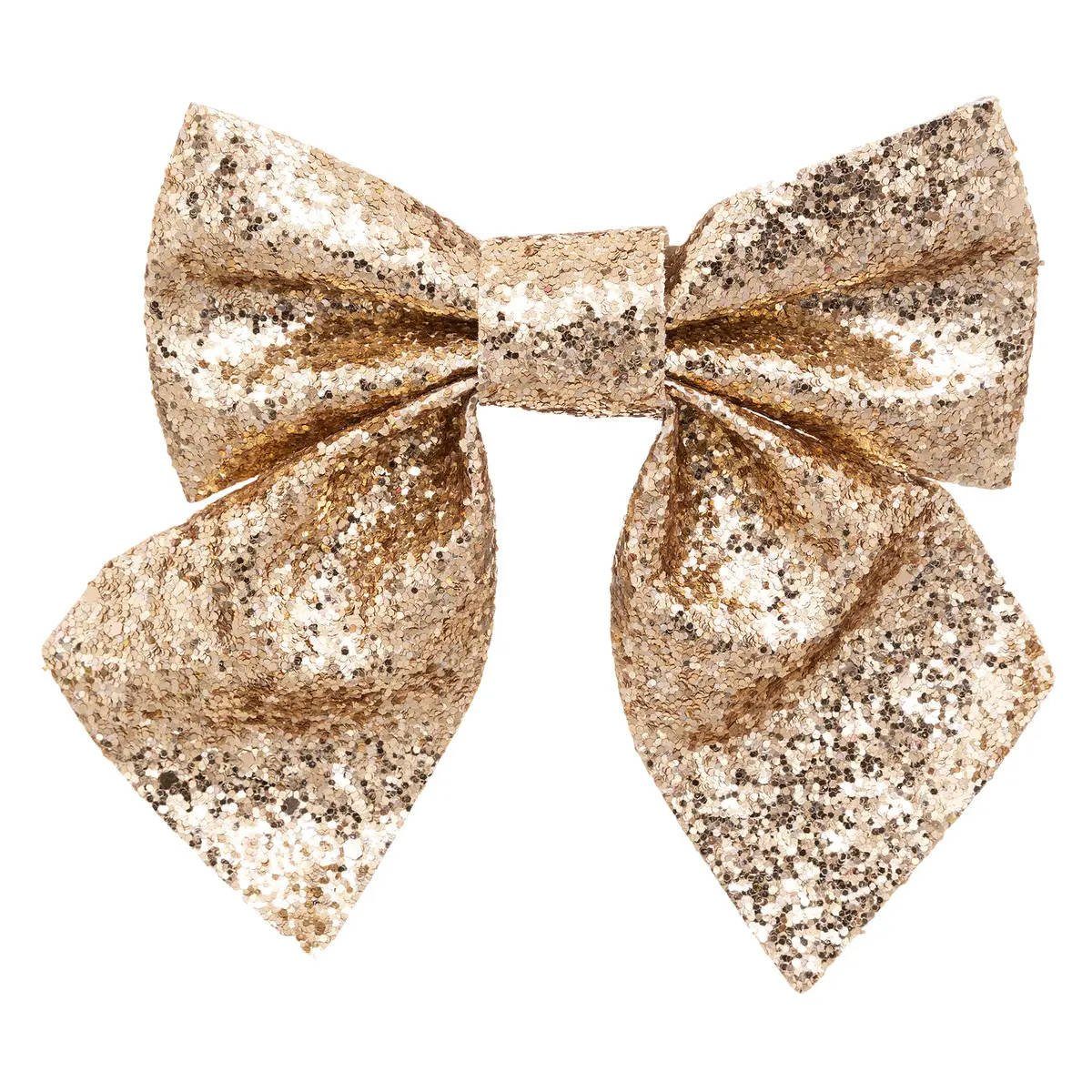 Atmosphera Créateur d'intérieur Weihnachtsbaumschleife Deko-Schleifen aus Polyester, 16 x 14 cm, 2er-Set
