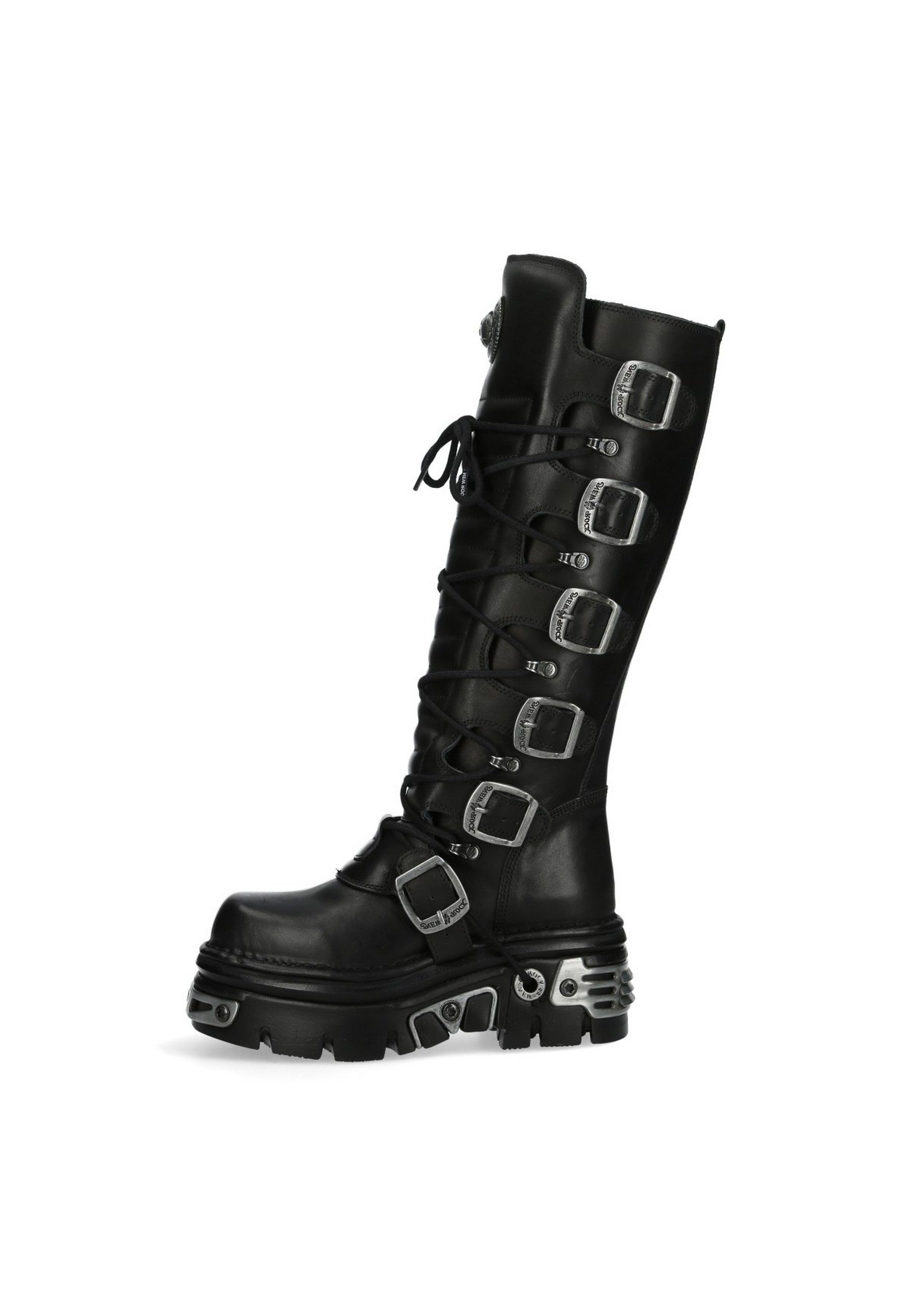 New Rock M-272-S1 Bikerboots Hochwertiges Rinds-Nappa-Leder günstig online kaufen