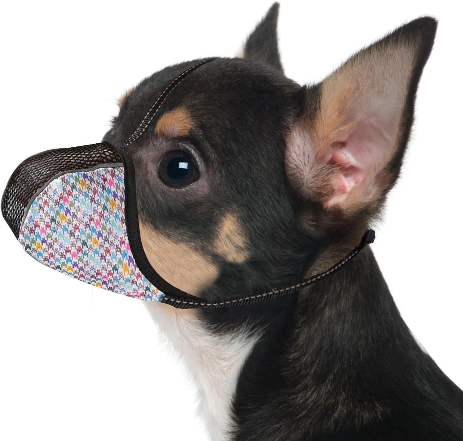 Ledander Maulkorb für Hunde, weiches Air-Mesh-Maulkörbe,verstellbar