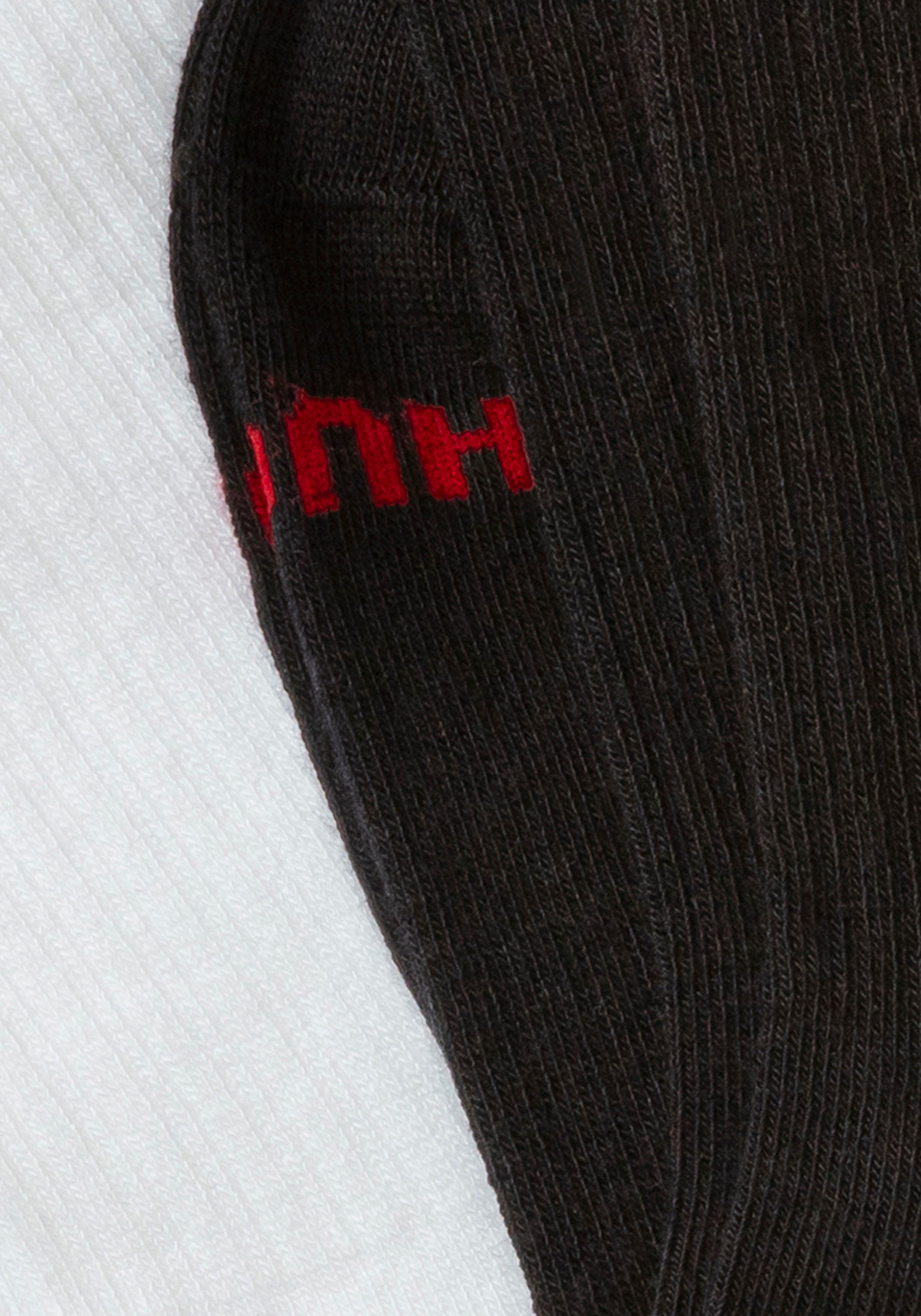 HUGO Freizeitsocken 3P QS MESSAGES CC (Packung, 3-Paar, 3er Pack) mit Logos günstig online kaufen