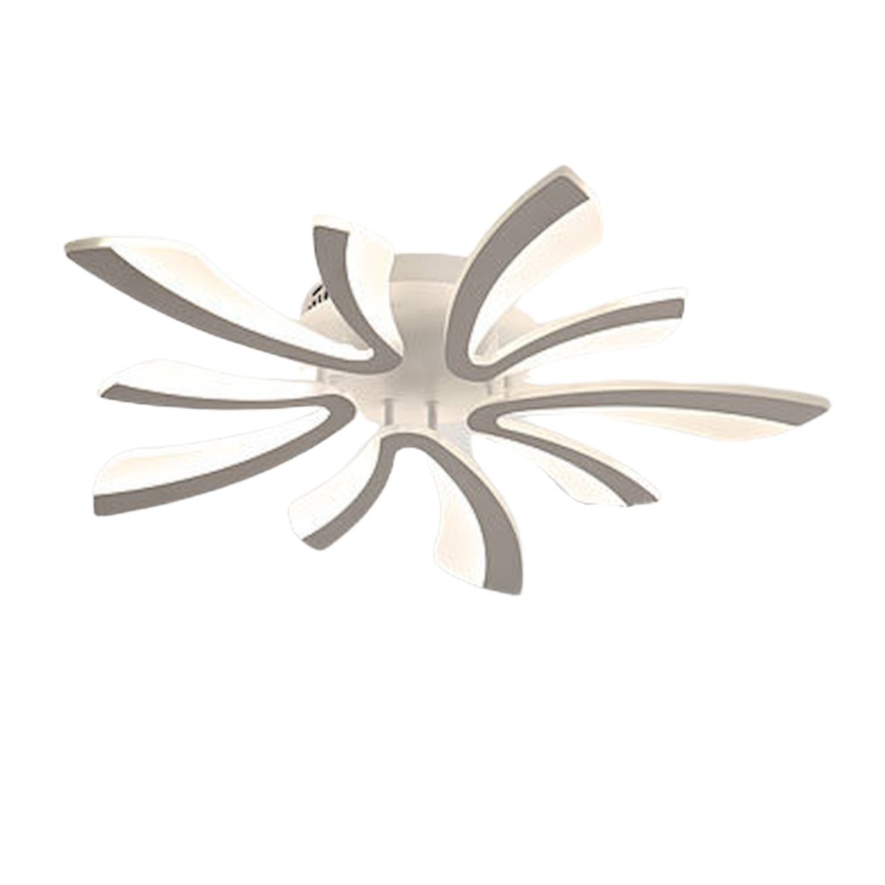 Riserva LED Deckenleuchte Dimmbare LED Lampe,Wohnzimmer Deckenleuchte, mit Fernbedienung, 48W, Flimmerfreies Design, schont die Augen