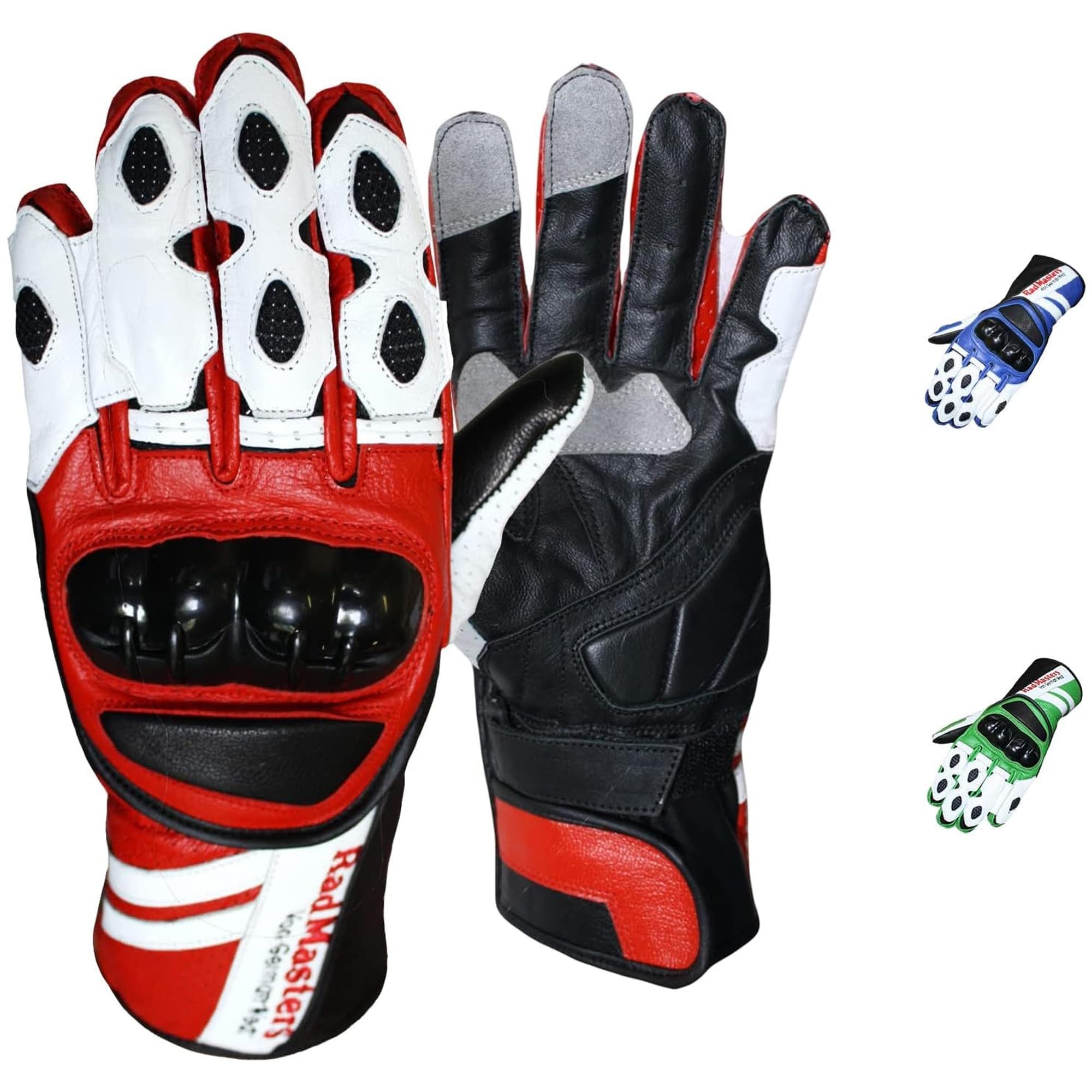 German Wear Motorradhandschuhe GW409G Lederhandschuhe Handschuhe aus Kalbsl günstig online kaufen