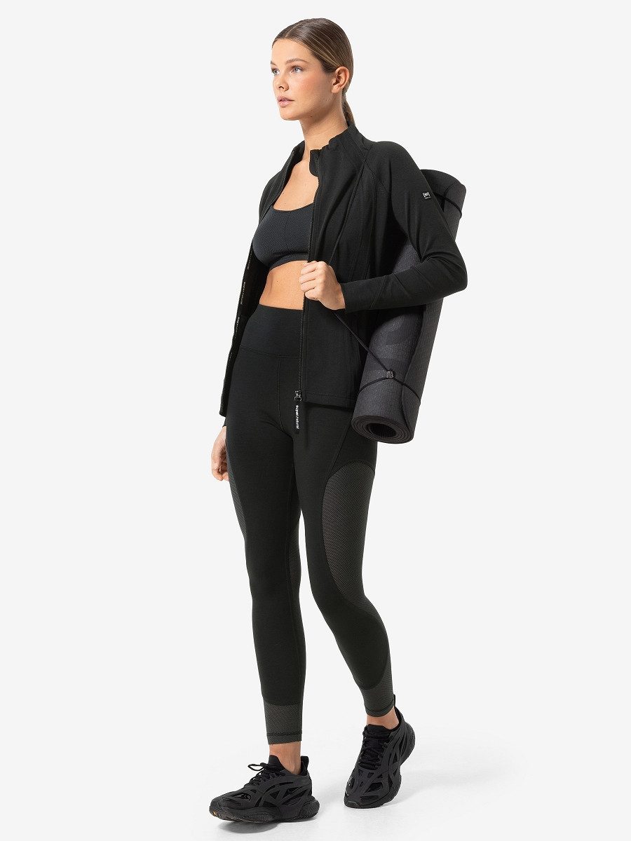 SUPER.NATURAL Outdoorjacke für Damen, Merino MOVEMENT JACKET figurbetont, atmungsaktiv