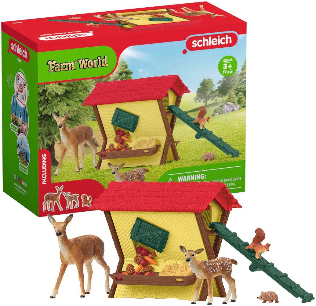 Schleich® Spielwelt FARM WORLD, Fütterung der Waldtiere (42658)