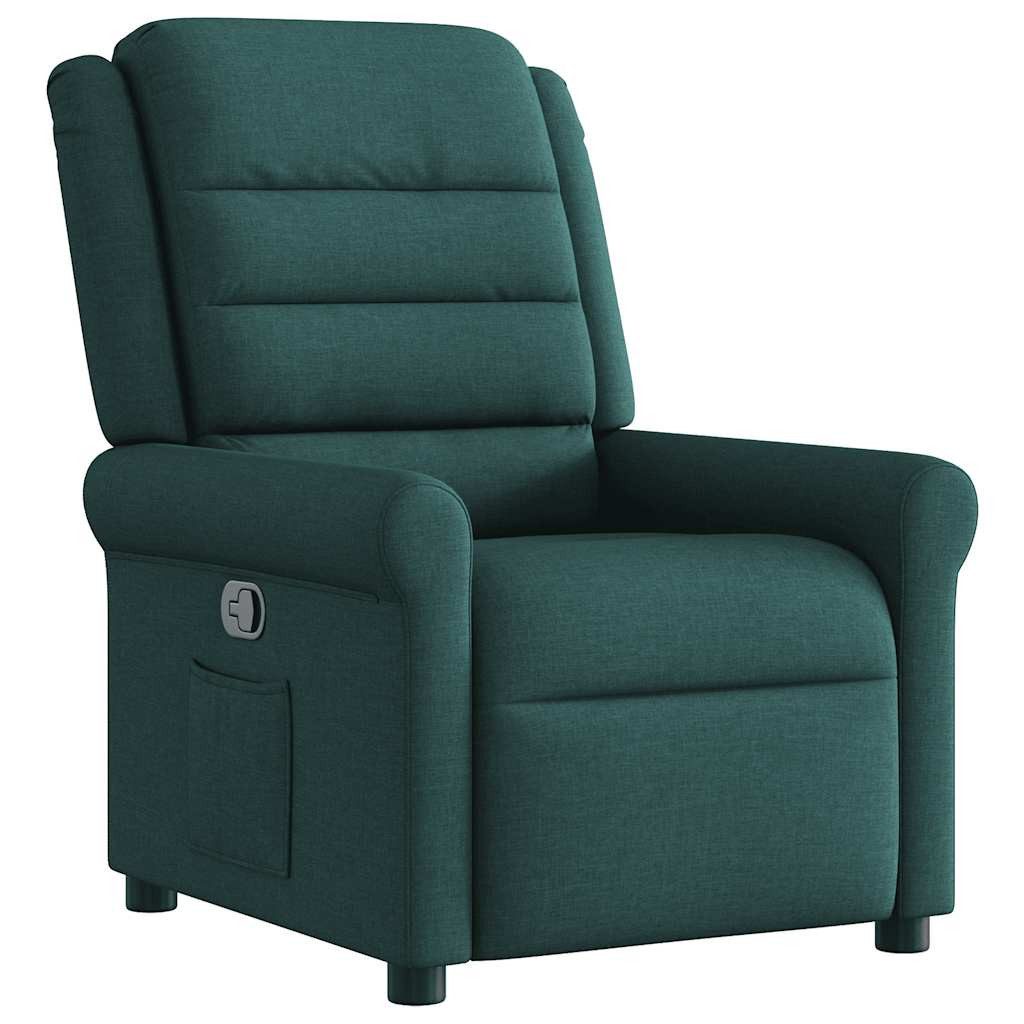vidaXL Sessel Relaxsessel Dunkelgrün Stoff (1-St) günstig online kaufen