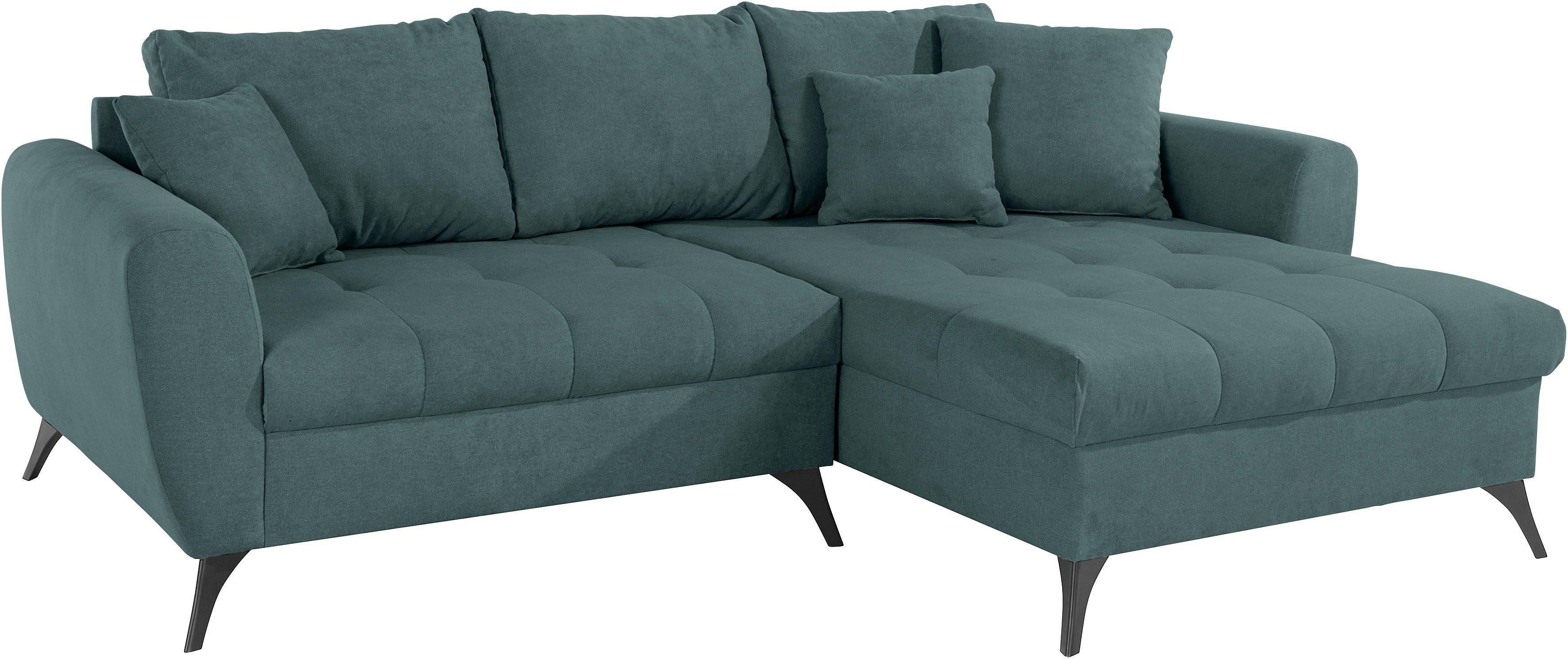 Ecksofa auch INOSIGN Sitzplatz, Lörby, mit Aqua Belastbarkeit pro clean-Bezug 140kg bis